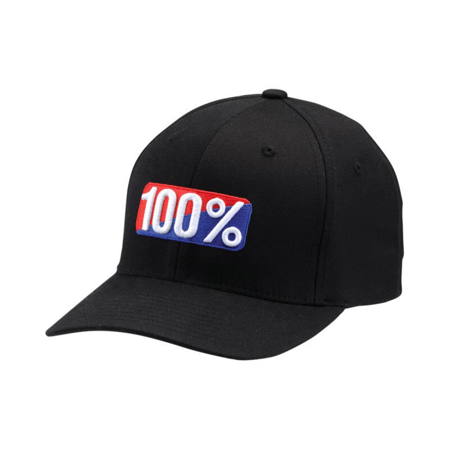 100% 100% x-fit flex Cappellino nero 1