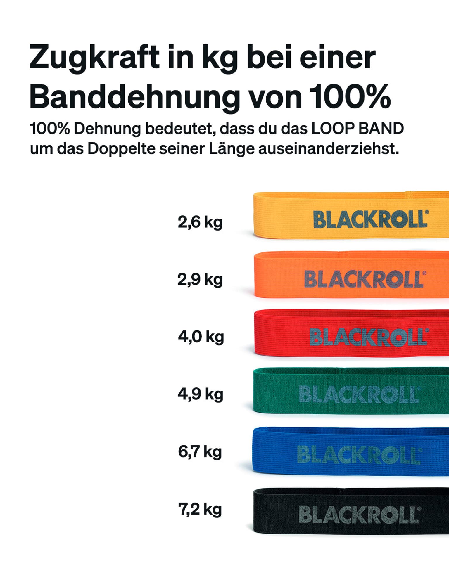 Blackroll Blackroll Loop Band Set Elastico fitness 11