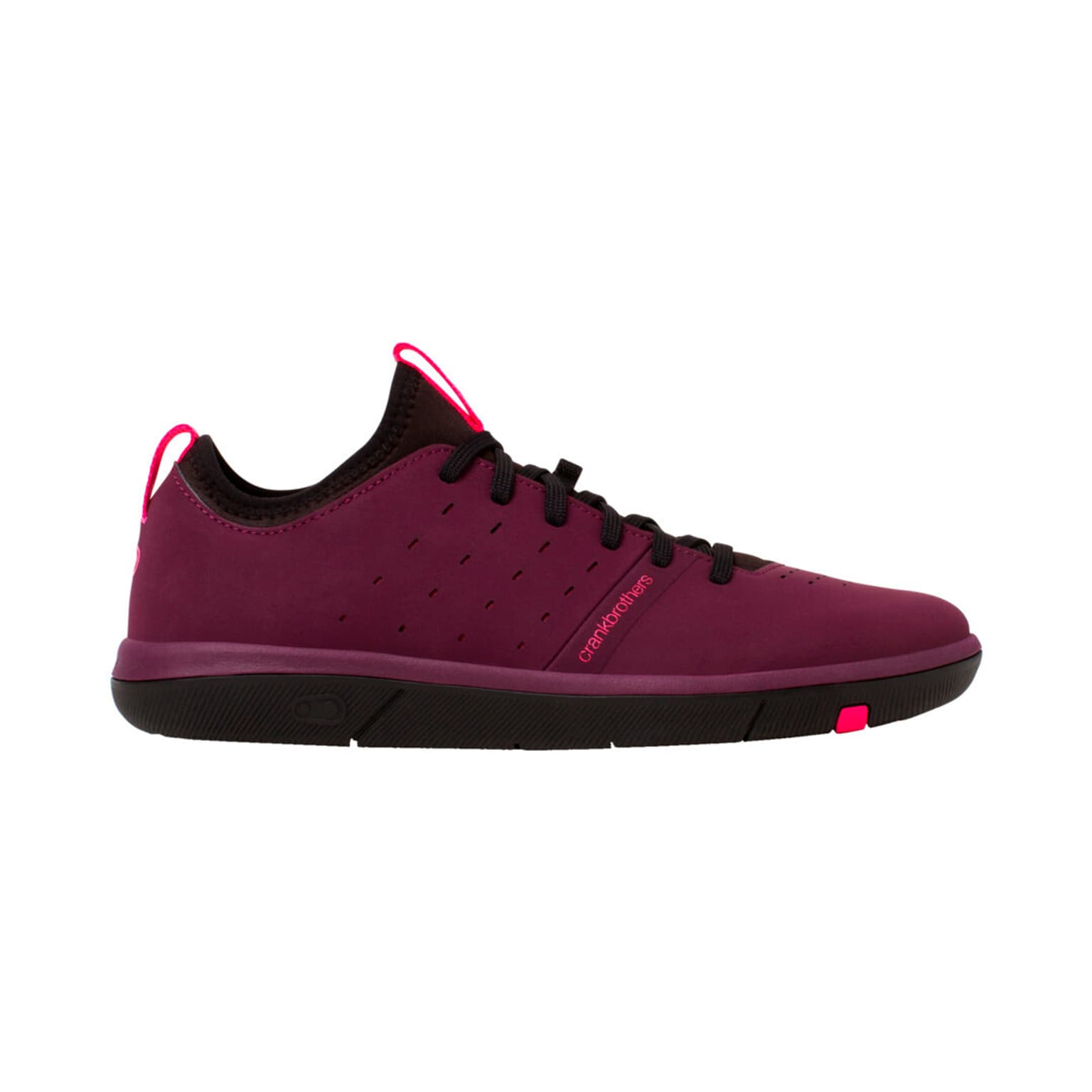 crankbrothers Stamp Street Lace Chaussures de cyclisme aubergine 1