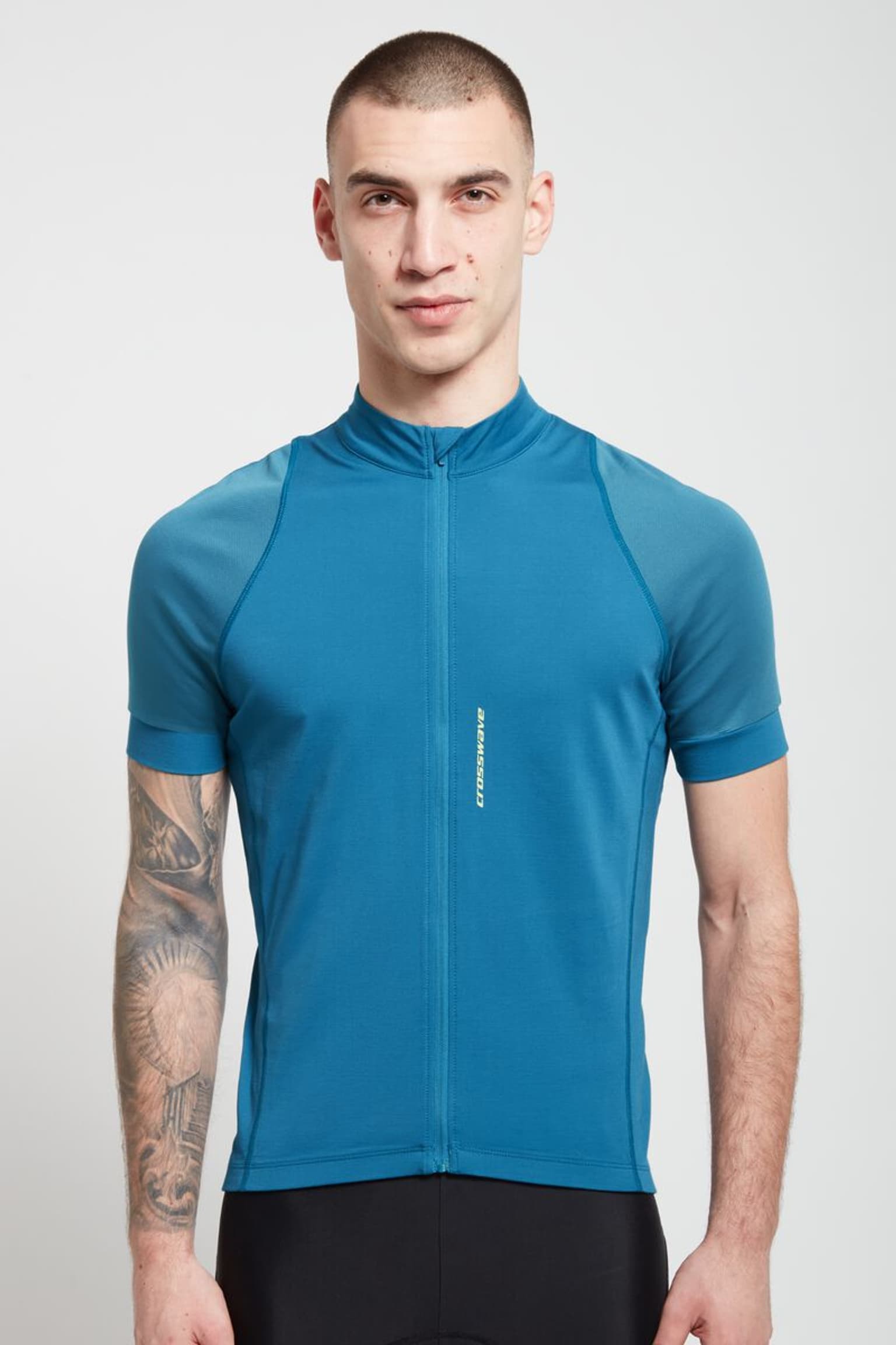 Crosswave Crosswave Full Zip Shirt Edis Chemise de vélo bleu-marine 1
