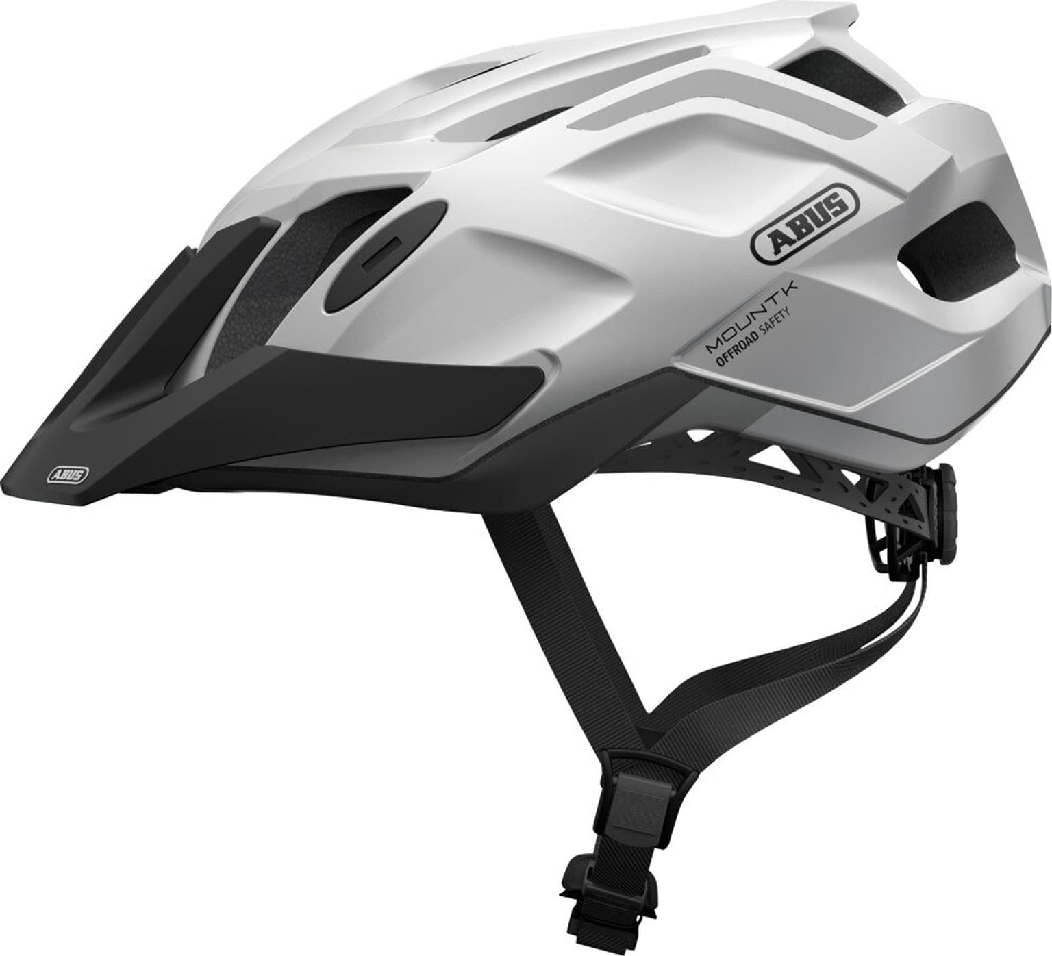 Abus MOUNTK Casque de vélo blanc 1