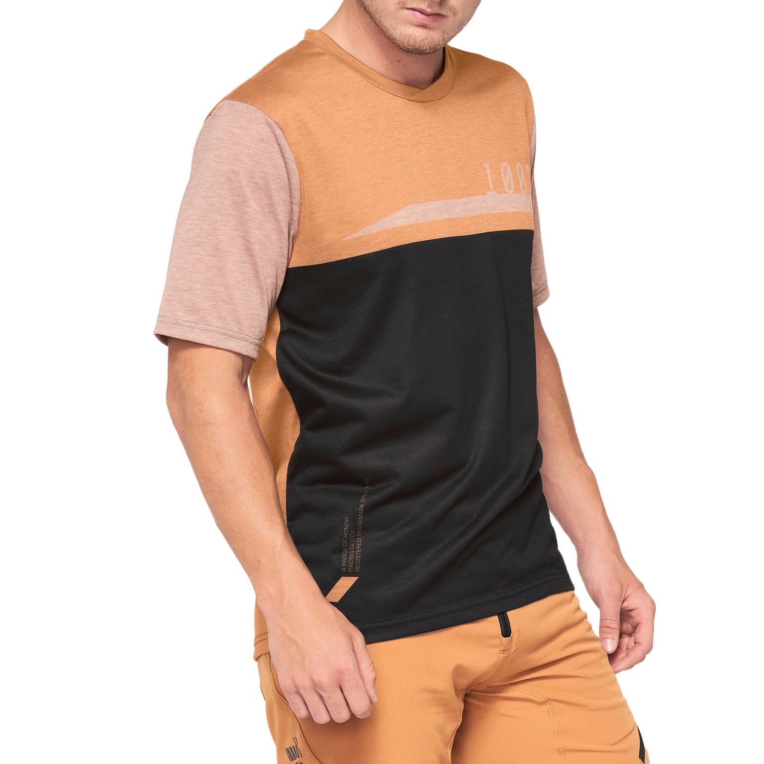 100% 100% Airmatic Maglietta da bici arancio-chiaro 1