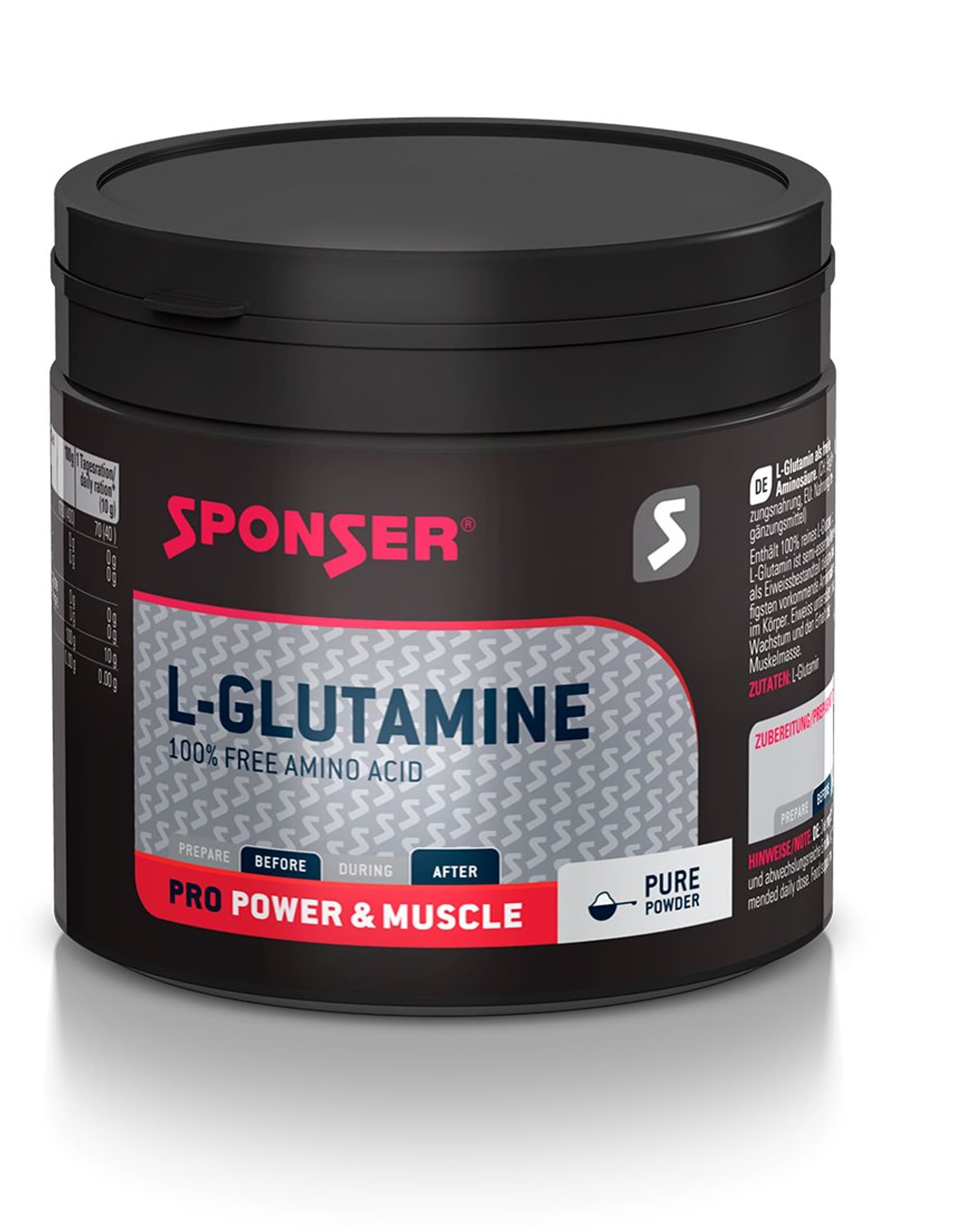 Sponser Sponser L-Glutamin 100 Acides aminés 1