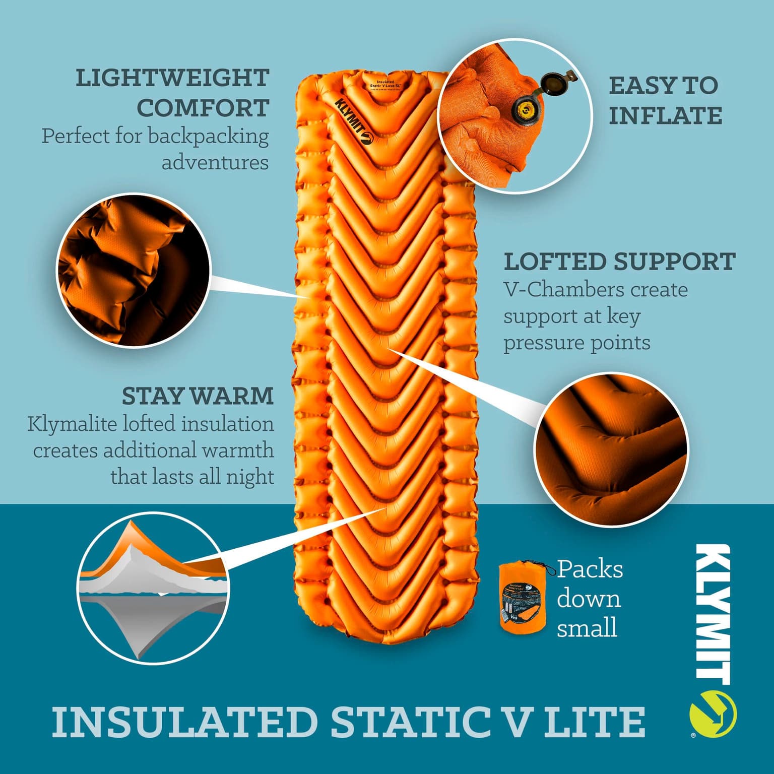 Klymit Klymit Insulated Static V Lite Matte 7