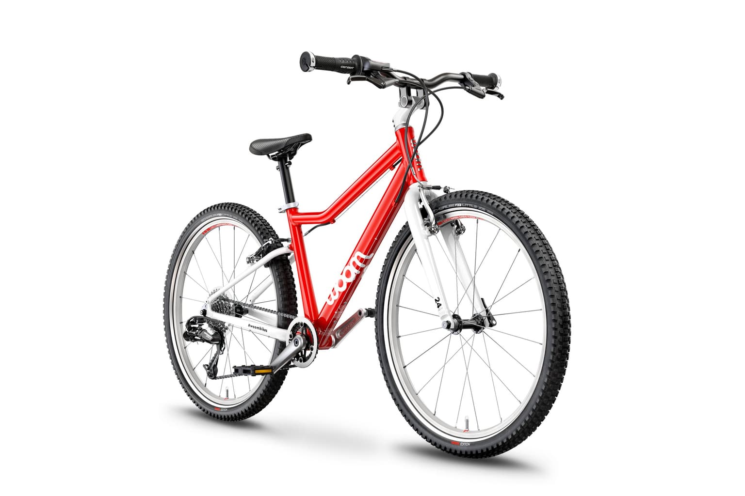 woom woom 5 24 Vélo enfant rouge 3