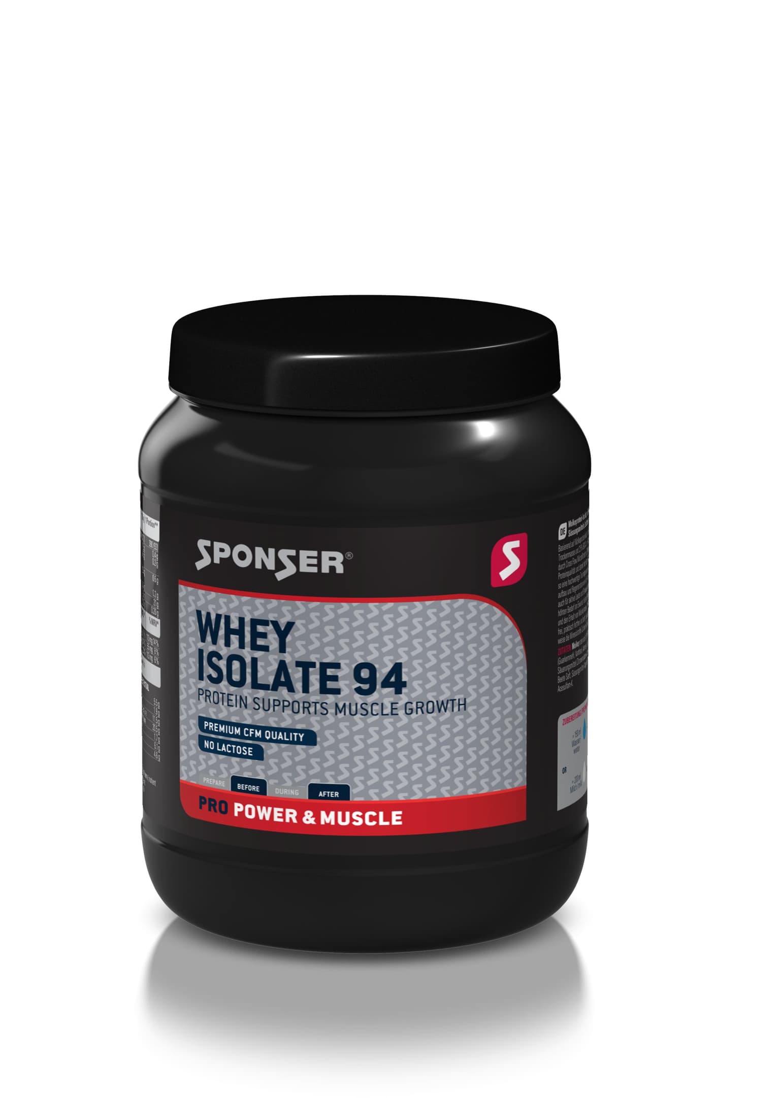 Sponser Sponser Whey Isolate 94 Vanille 425 g Polvere proteico 1