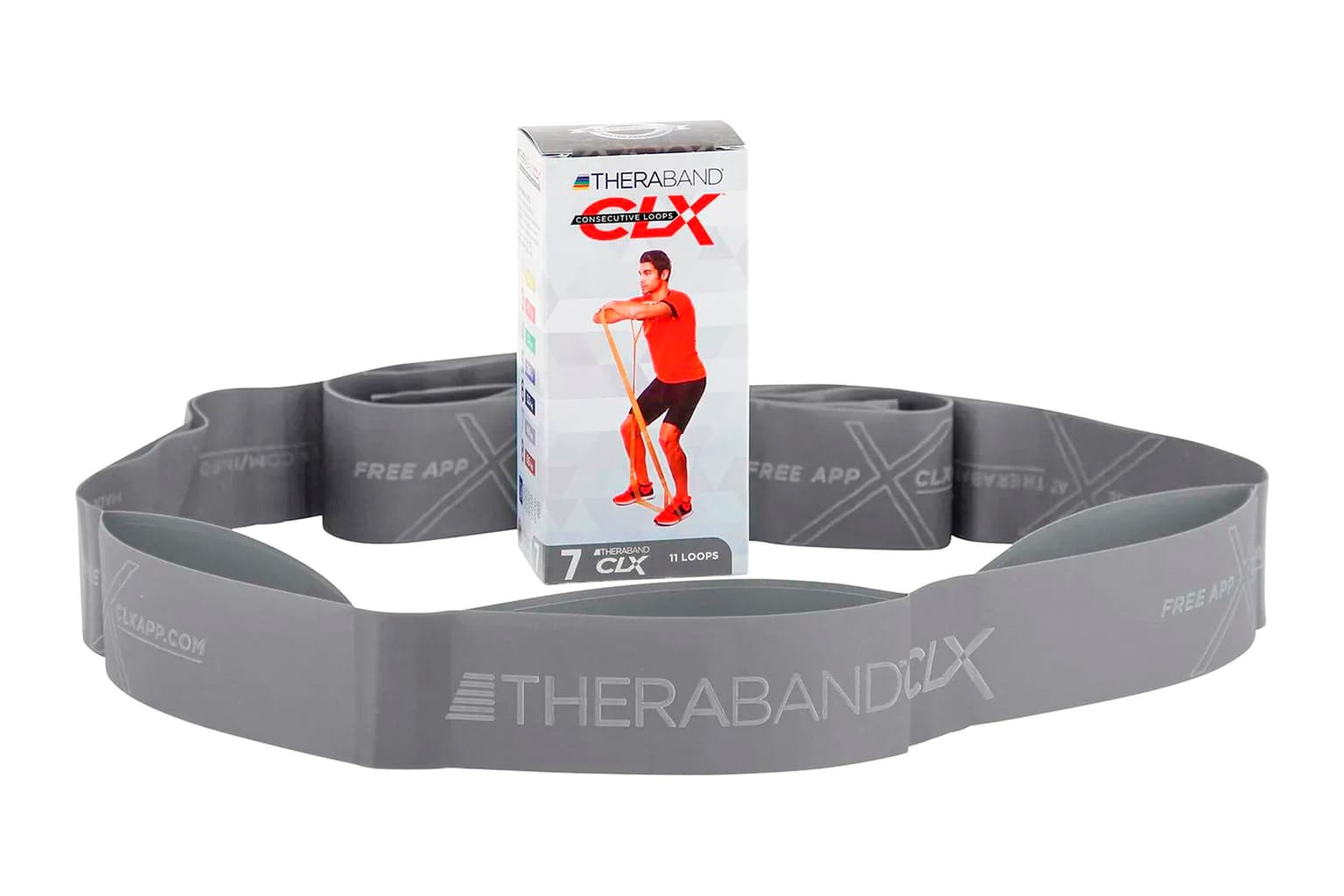 TheraBand TheraBand Theraband  CLX 7 Fitnessband silberfarben 2