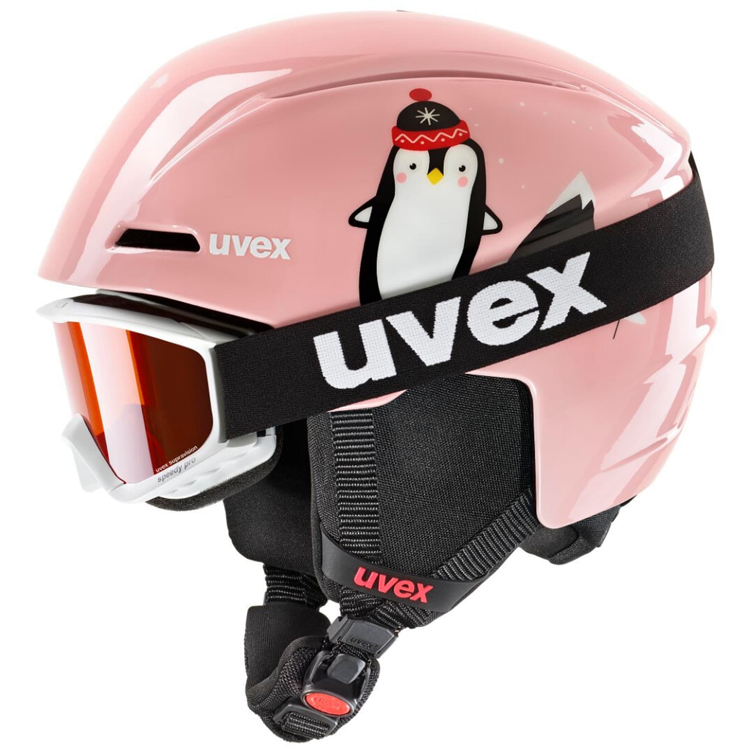 Uvex Uvex viti set Casque de ski saumon 1