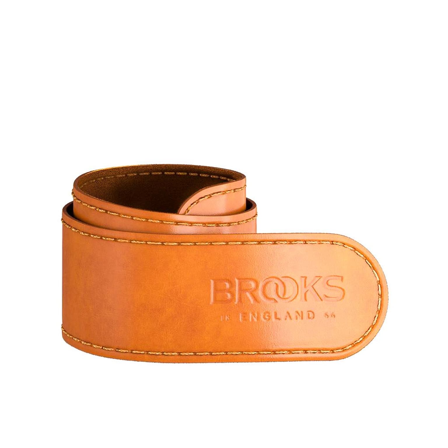 Brooks England Brooks England Leder Hosenschnappband Ferma-pantaloni cognac 1