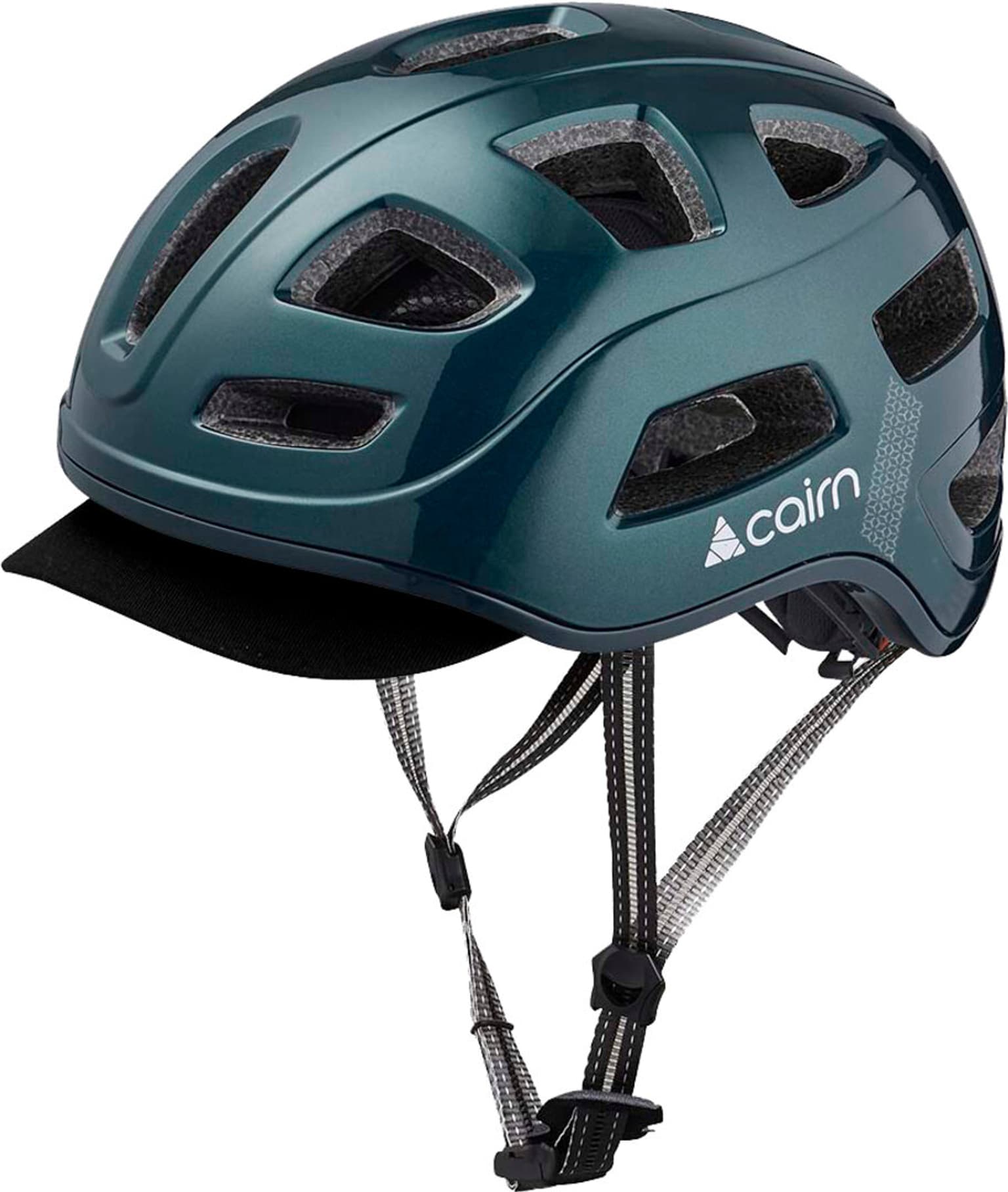 Cairn Quartz LED USB Casco da bicicletta petrolio 1