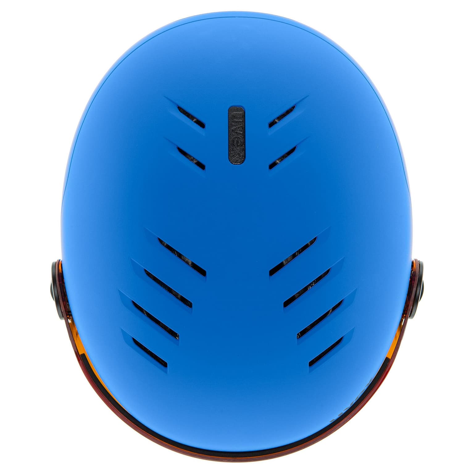 Uvex rocket jr. visor Skihelm blau 5