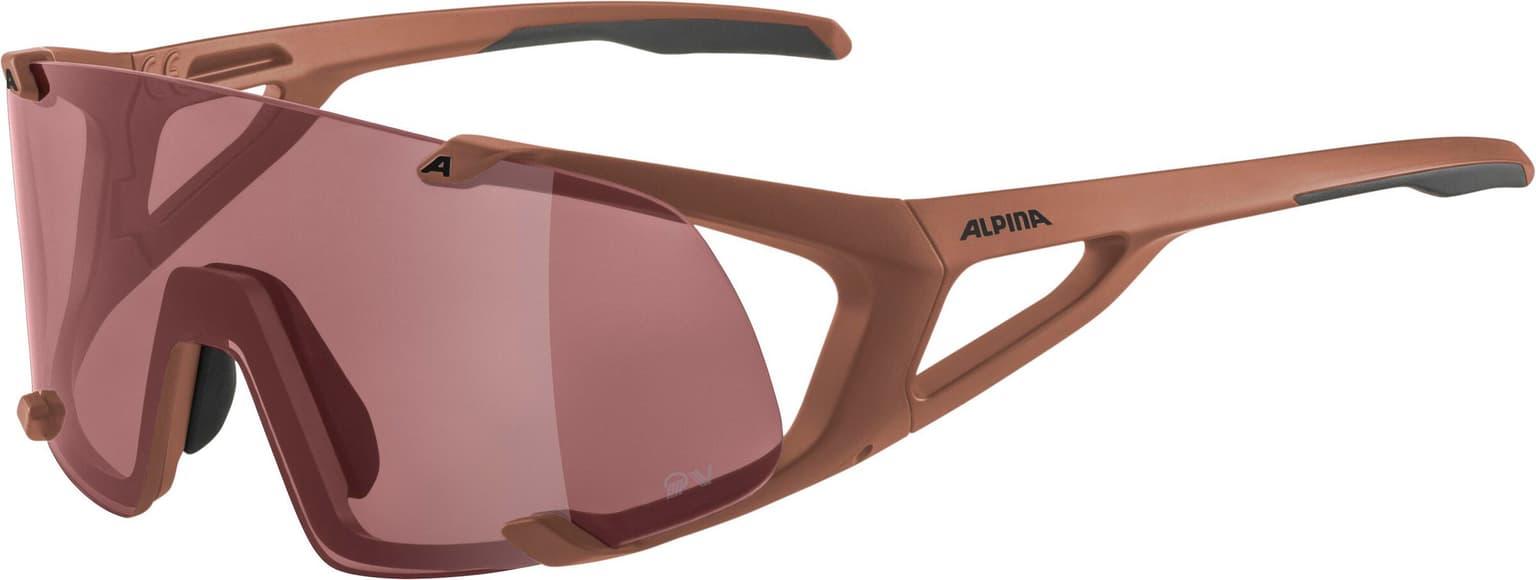 Alpina Alpina Hawkeye Q-Lite Occhiali sportivi rosso 1