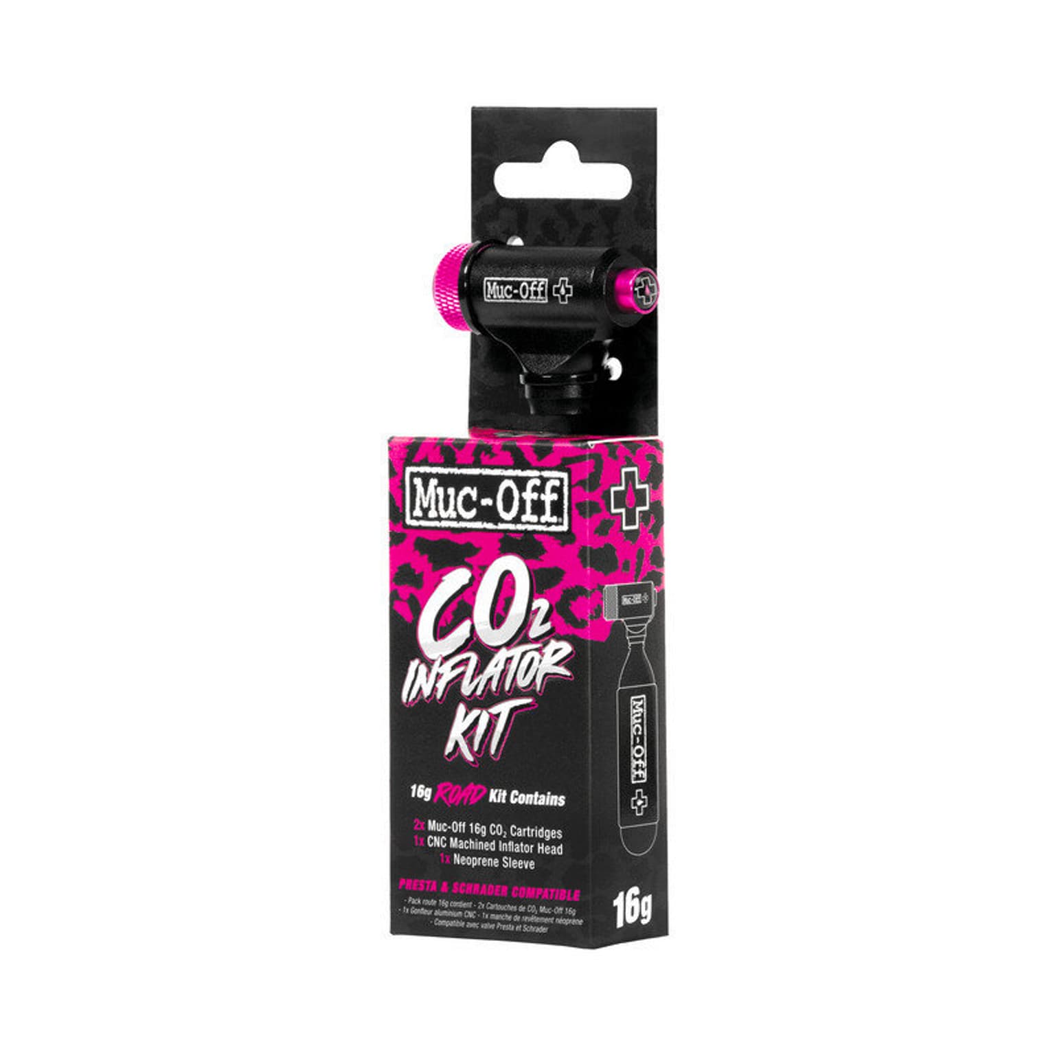 MucOff Kit de gonflage Road Pompe à vélo 1