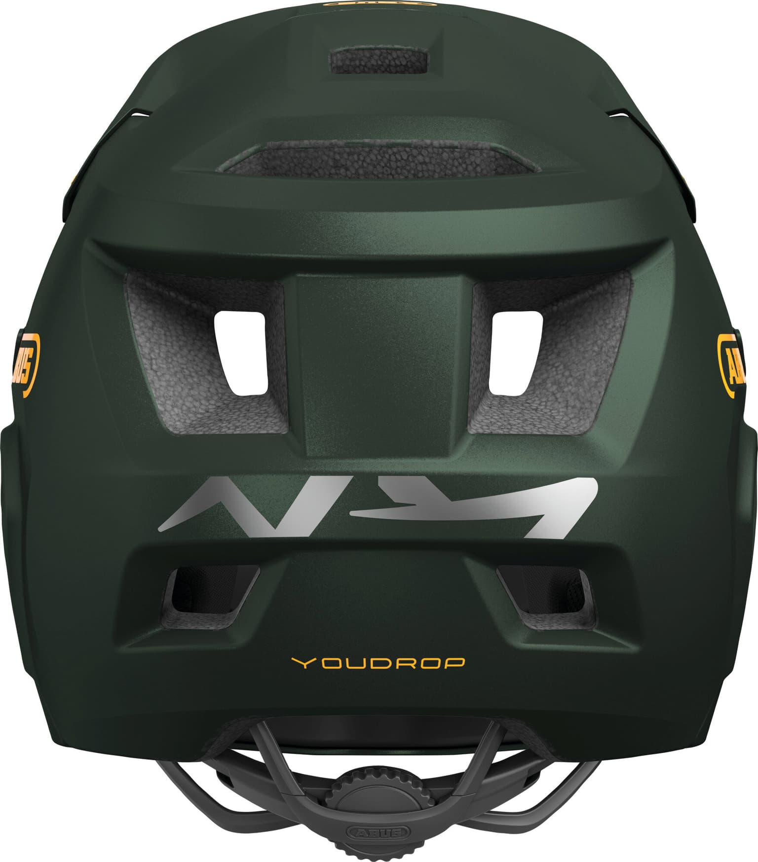 Abus YouDrop FF Casco da bicicletta verde scuro 5