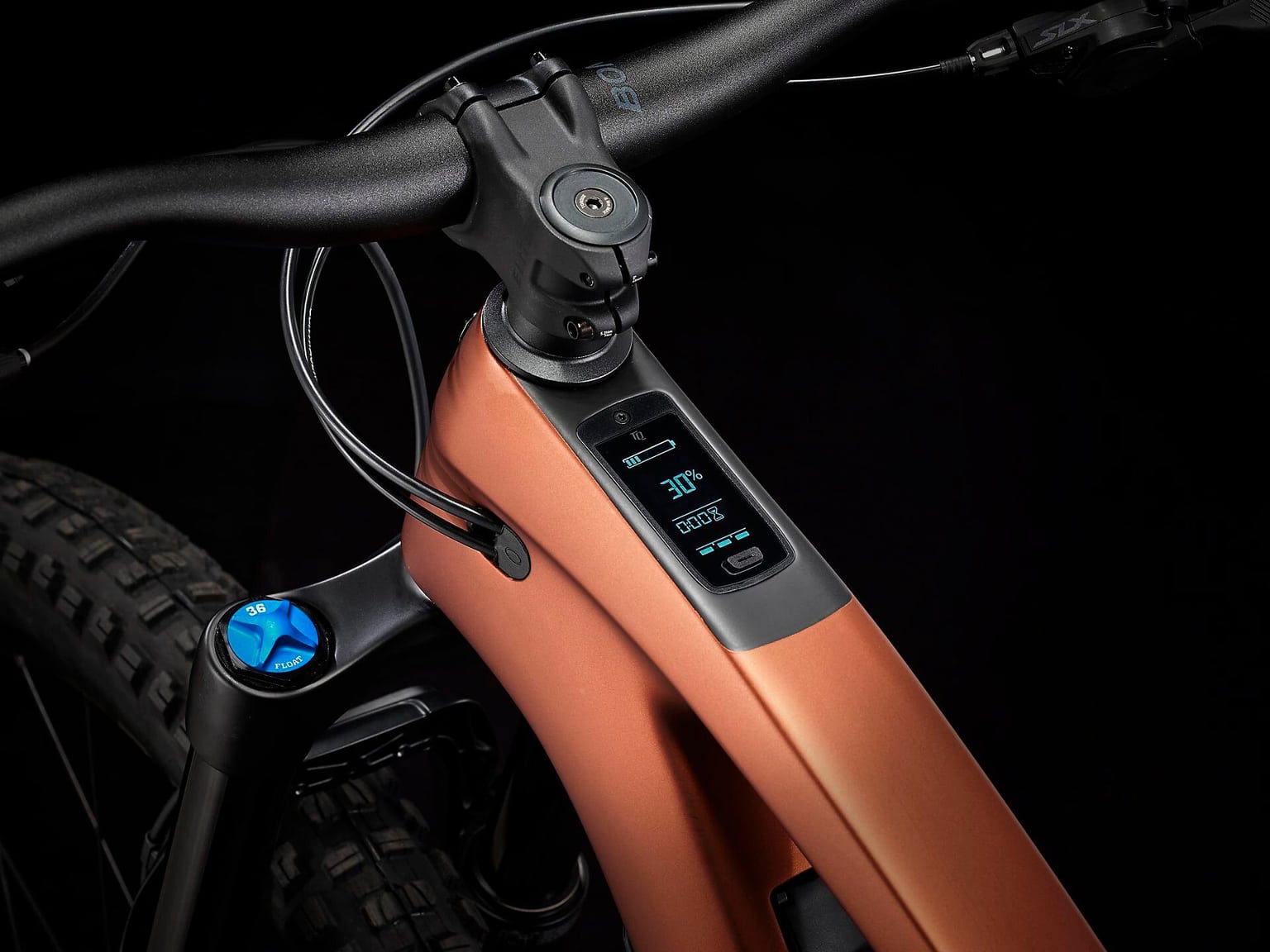 Trek Trek Fuel EXe 9.7 29 Mountain bike elettrica (Fully) arancio 5