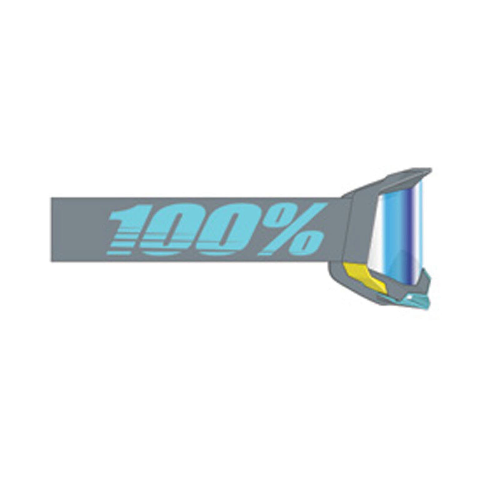 100% 100% Racecraft 2 Lunettes VTT turquoise 1
