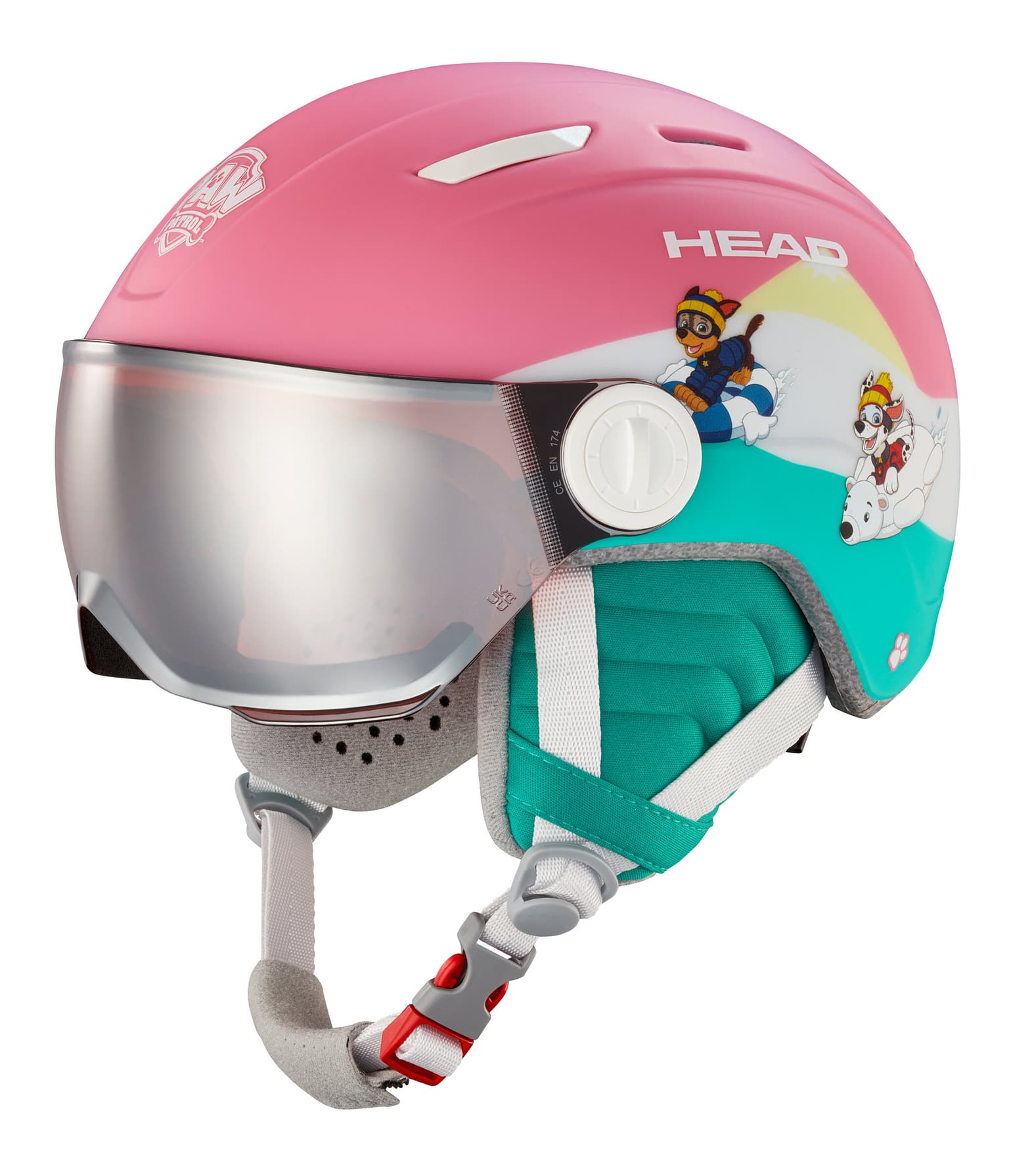 Head Paw Patrol Casco da sci magenta 1