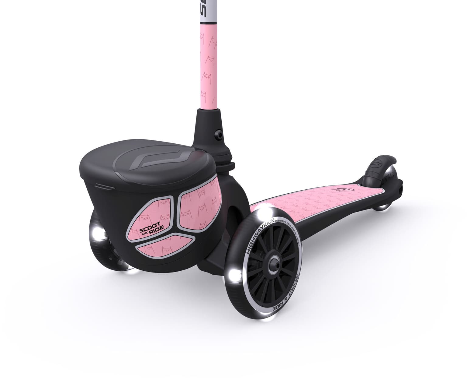 Scoot and Ride Scoot and Ride Highwaykick 2 Lifestyle reflective Rose Trottinettes 11