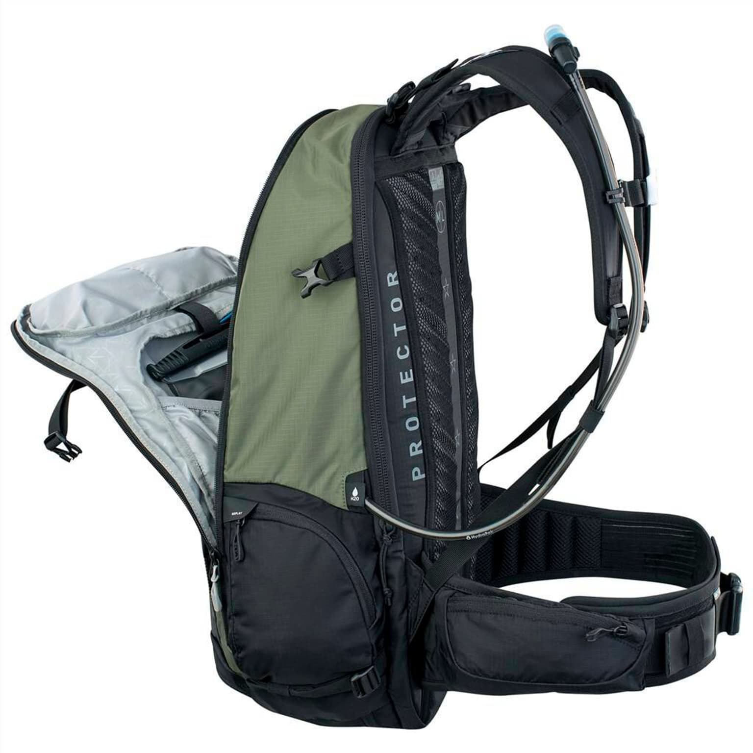 Evoc Evoc FR Tour E-Ride 30L Backpack Zaino con paraschiena verde 6