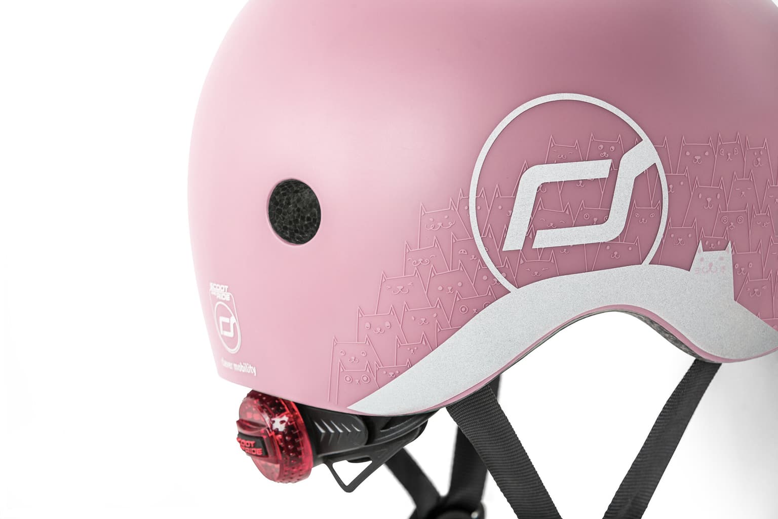 Scoot and Ride Scoot and Ride Reflective Rose Casque de patinage vieux-rose 2