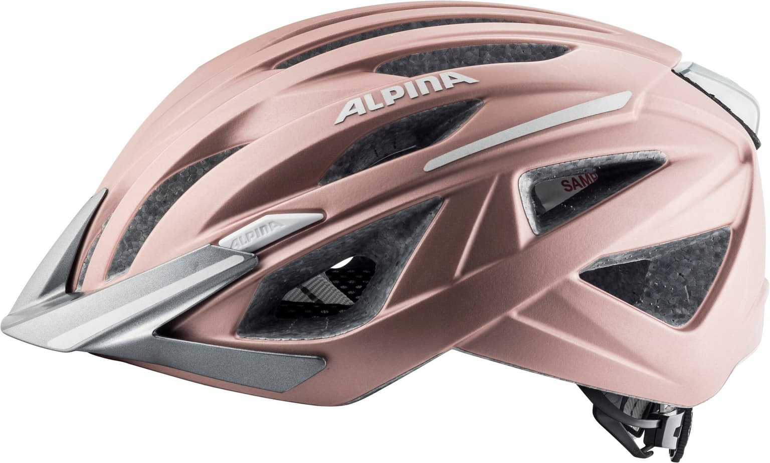 Alpina HAGA rose matt Casco da bicicletta rosa 3