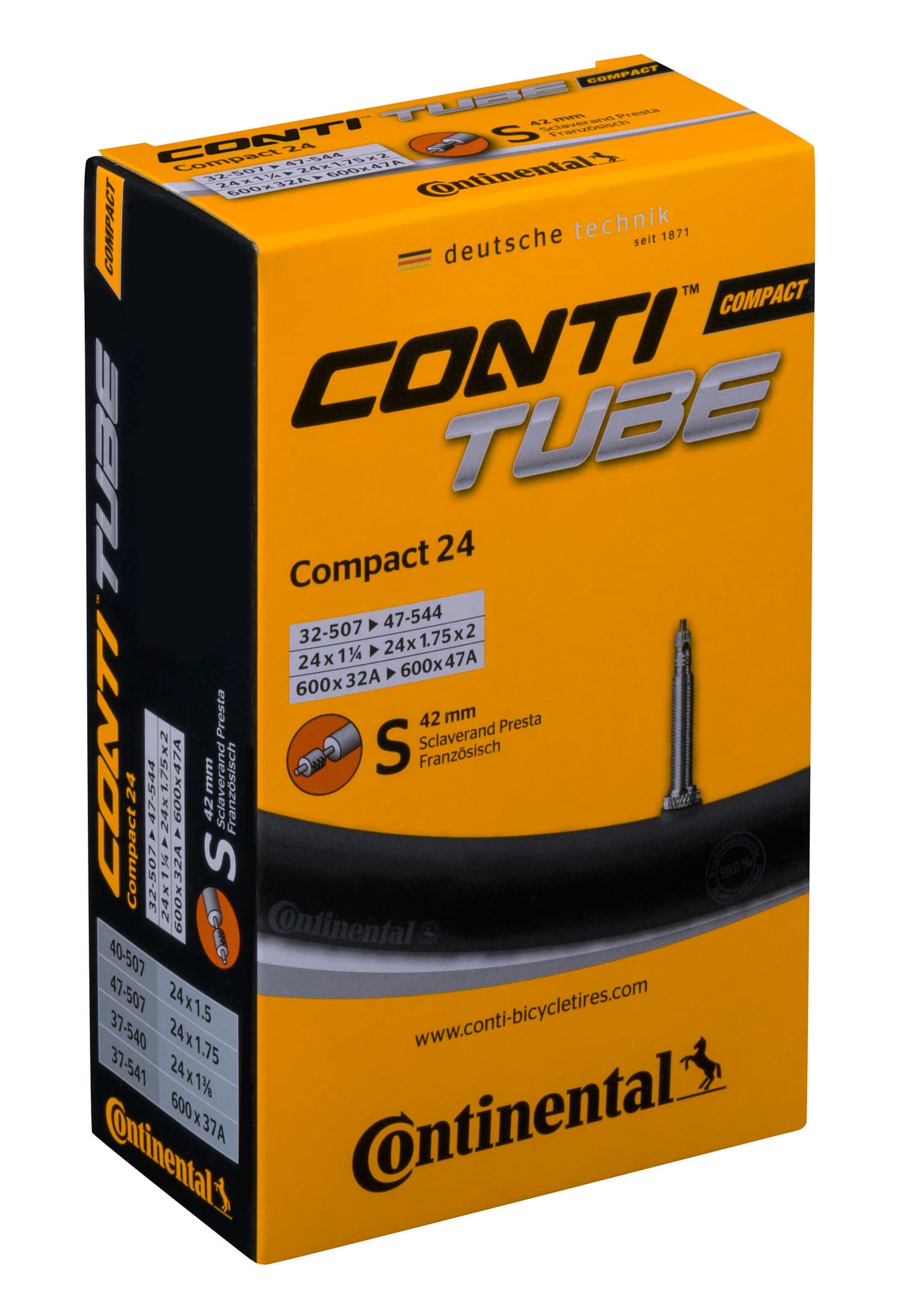 Continental Continental Tour 24 SV Chambre à air pour vélo 1