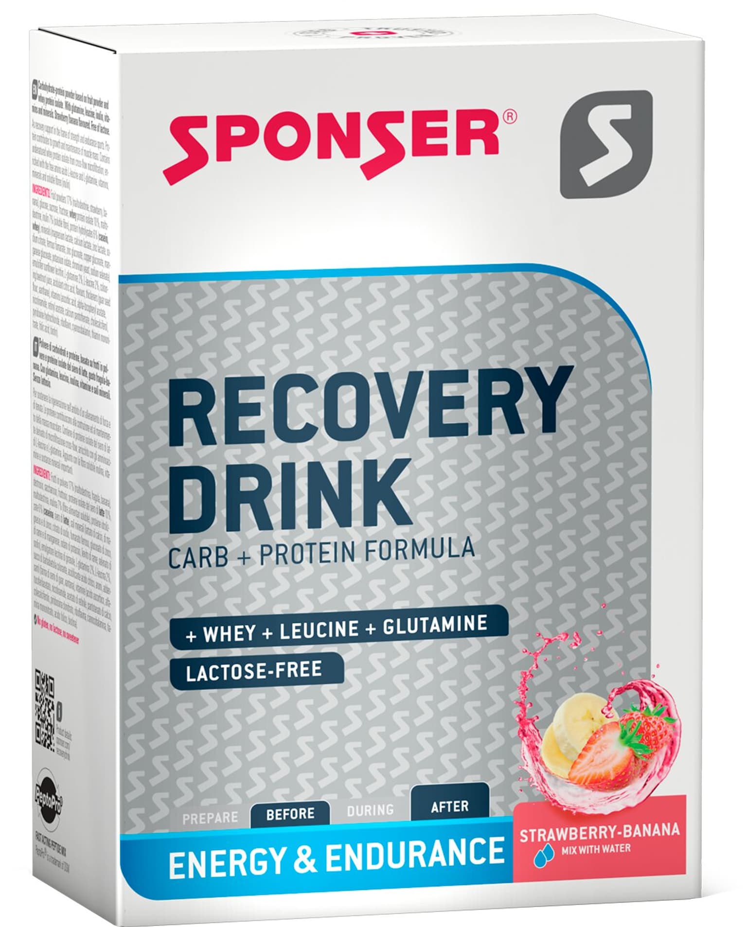 Sponser Sponser Recovery Drink Box Poudre protéiné 1