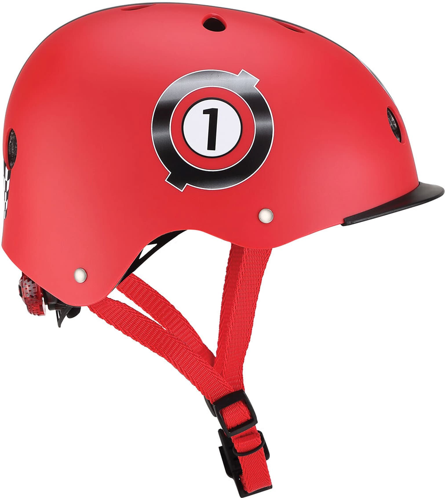 Globber Elite Lights Skatehelm rot 2