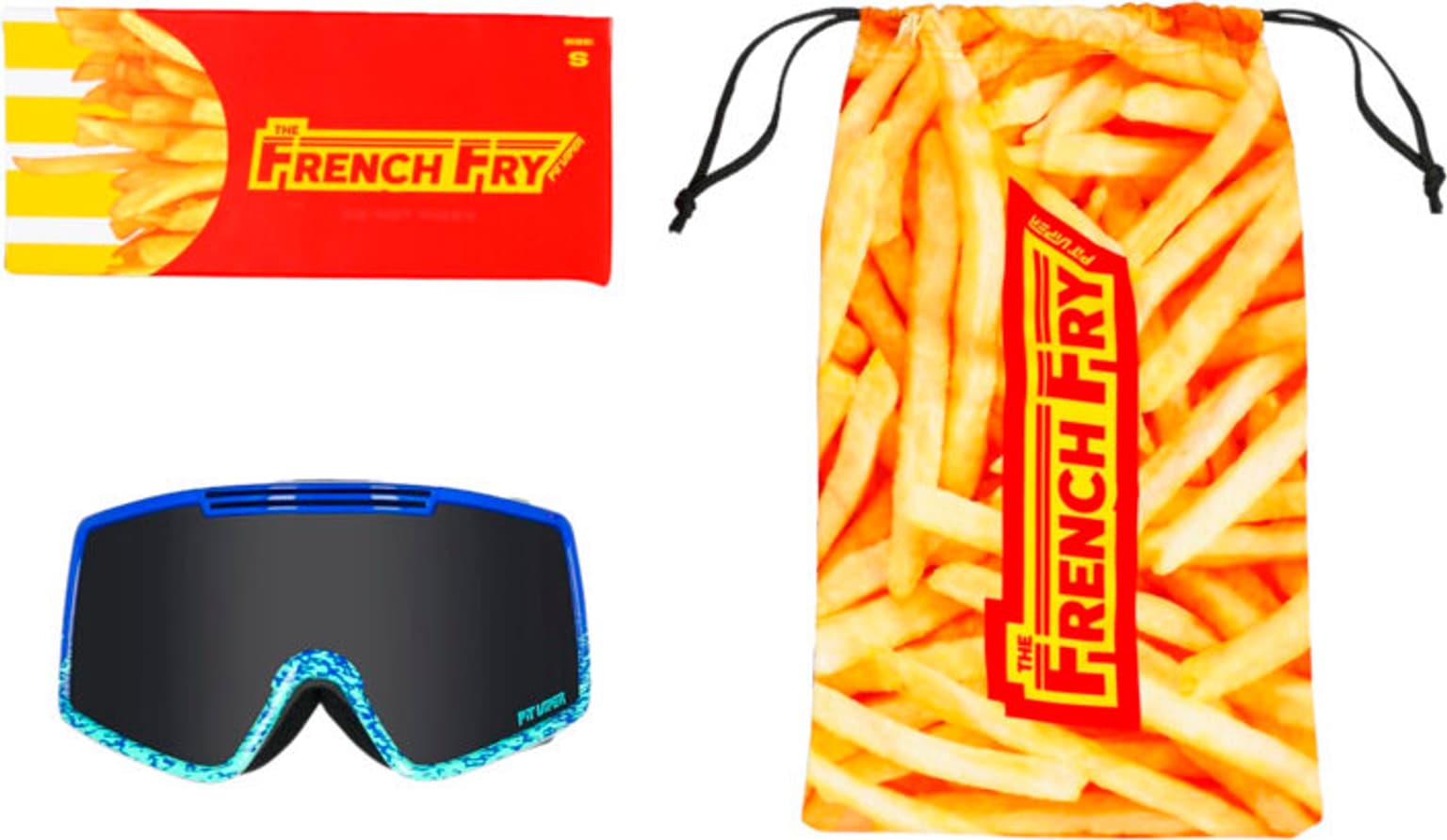 Pit Viper Pit Viper The French Fry Goggle Small The Pleasurecraft Skibrille 3