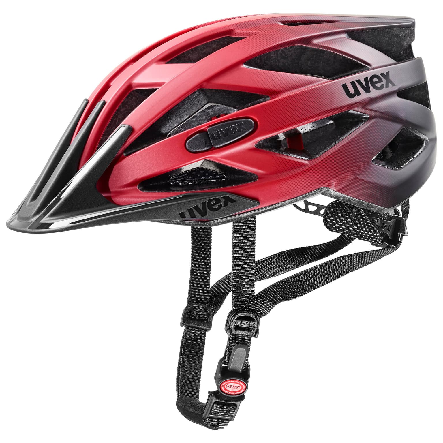 Uvex Uvex i-vo cc Casco da bicicletta rosso 1
