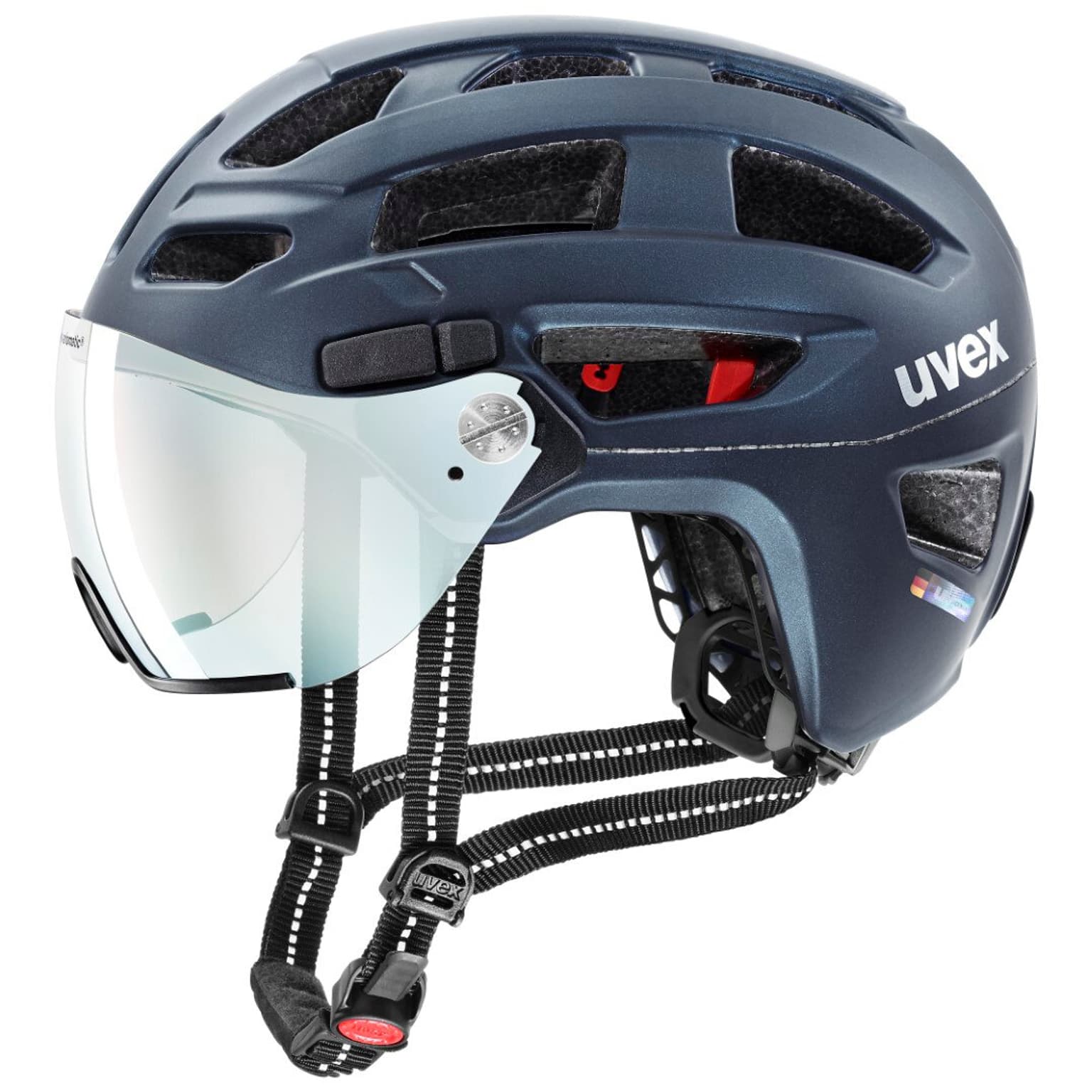 Uvex Uvex Finale visor vario Casco da bicicletta blu-scuro 1