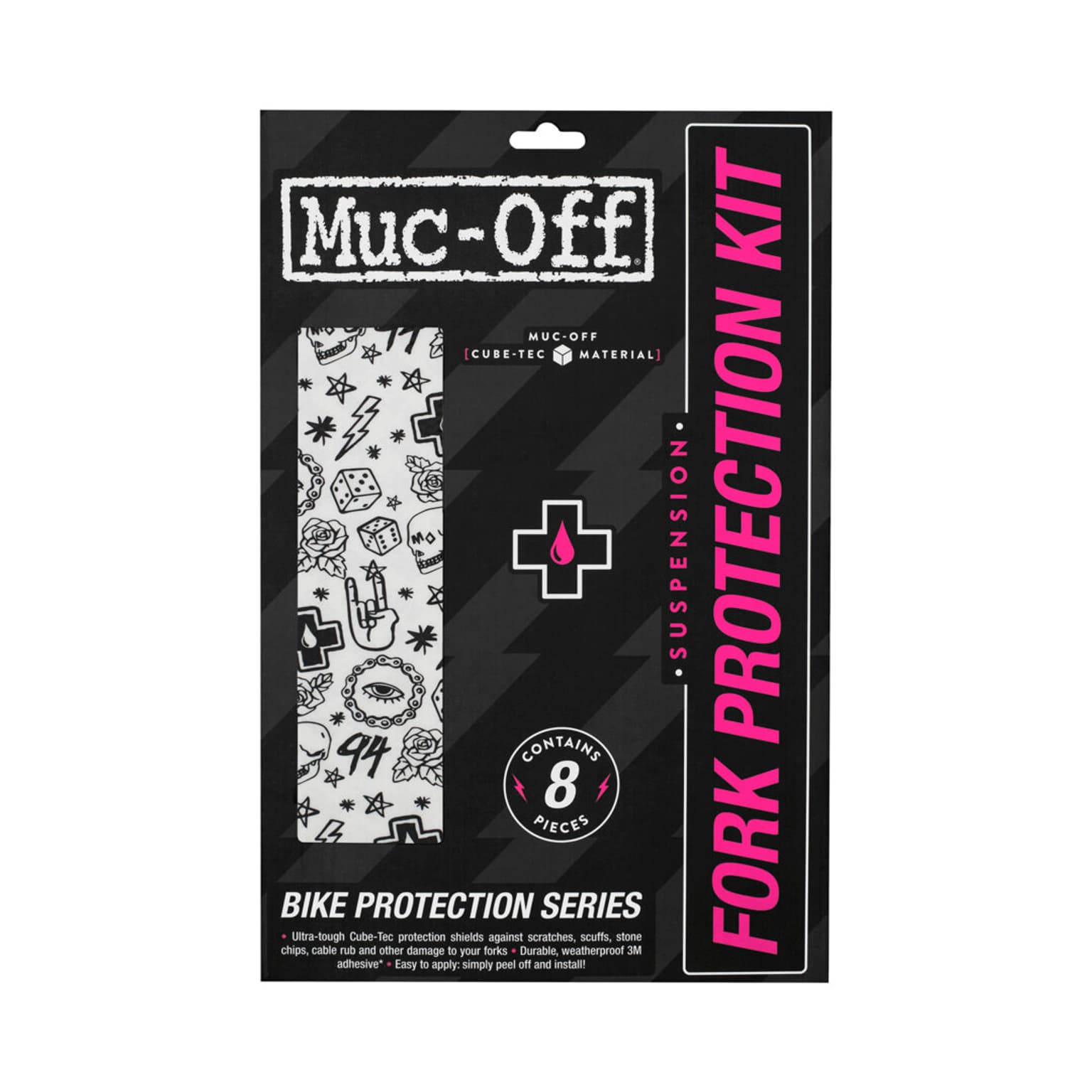 MucOff MucOff Fork Protection Kit Schutzfolie schwarz 2