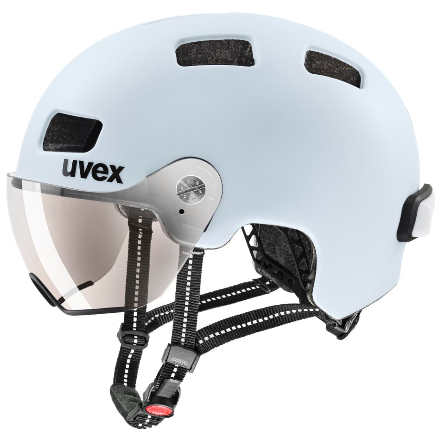 Uvex Uvex Rush visor Casco da bicicletta blu-ghiaccio 1