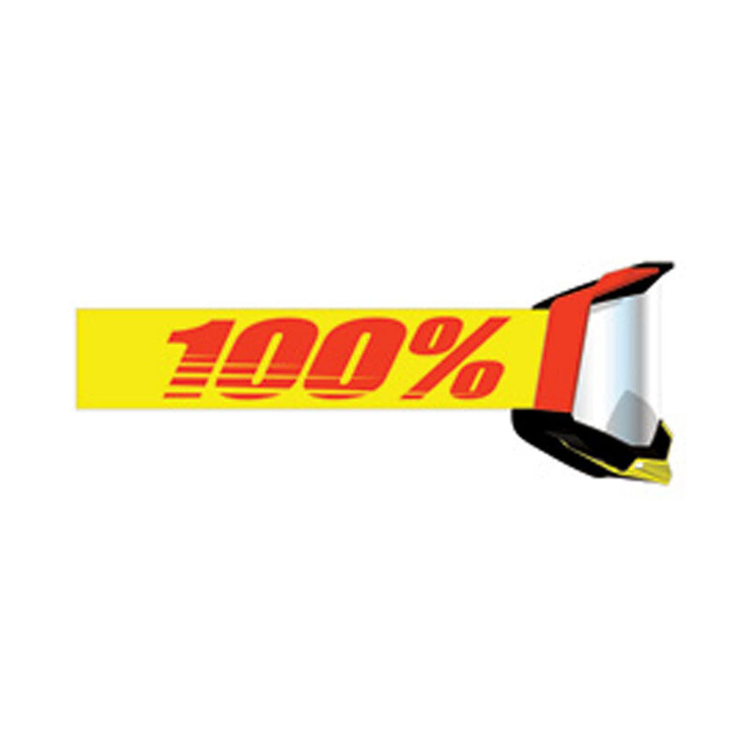 100% 100% Racecraft 2 Lunettes VTT jaune 1