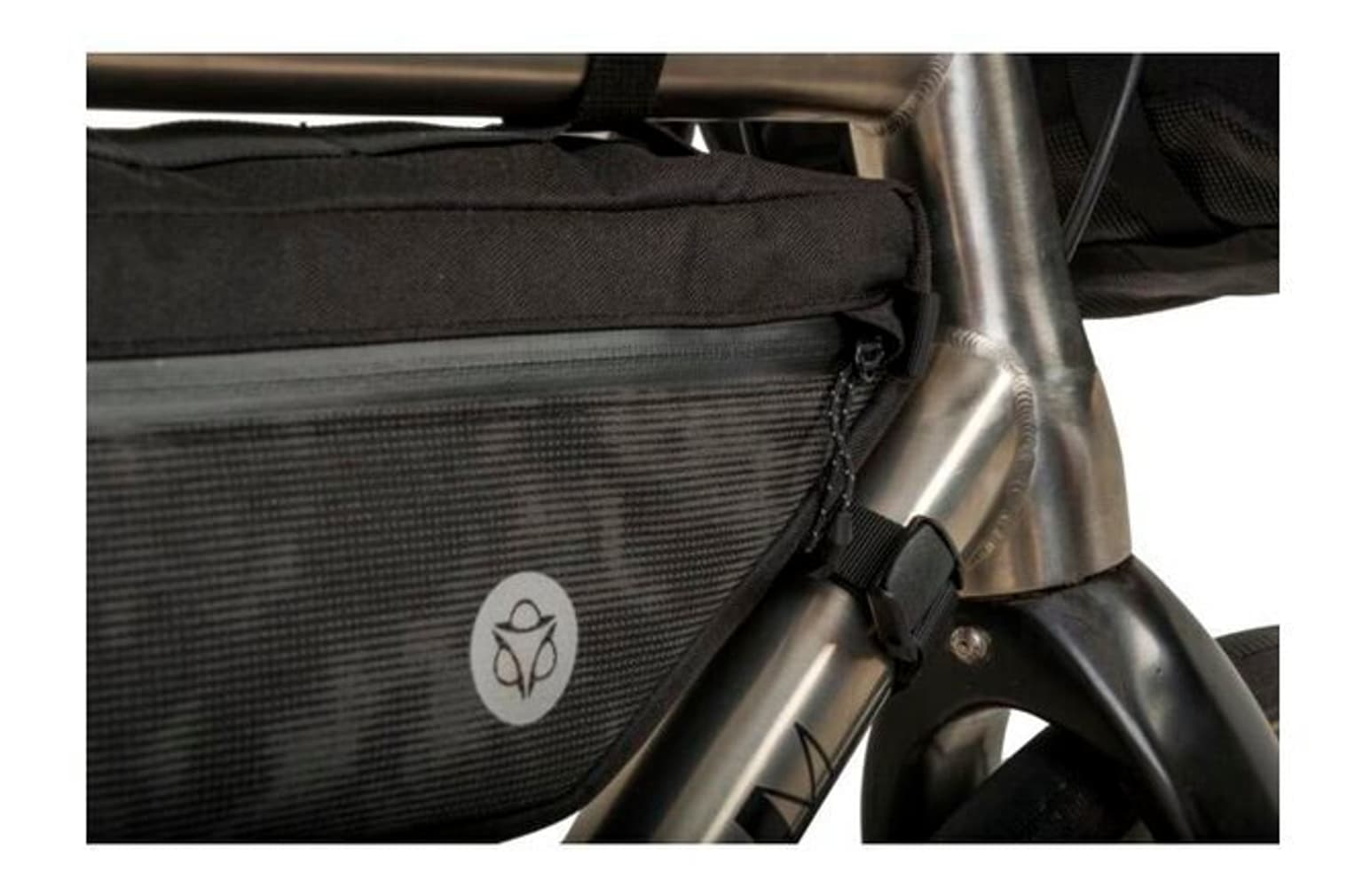AGU AGU Tube Frame Bag VENTURE Medium 4 litres brume réfléchissante Sacoche pour vélo 2
