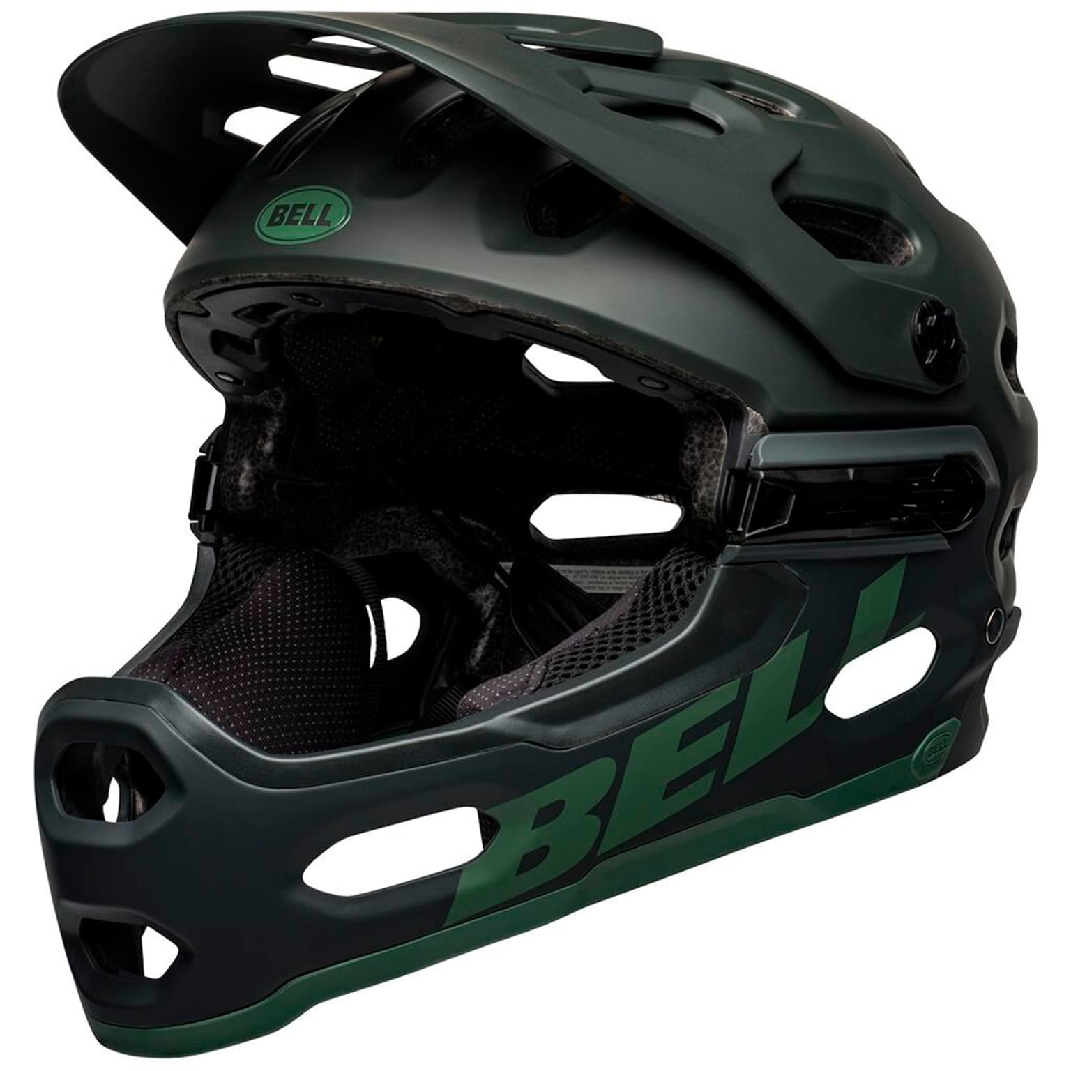 Bell Super 3R MIPS Casque de vélo vert foncé 1