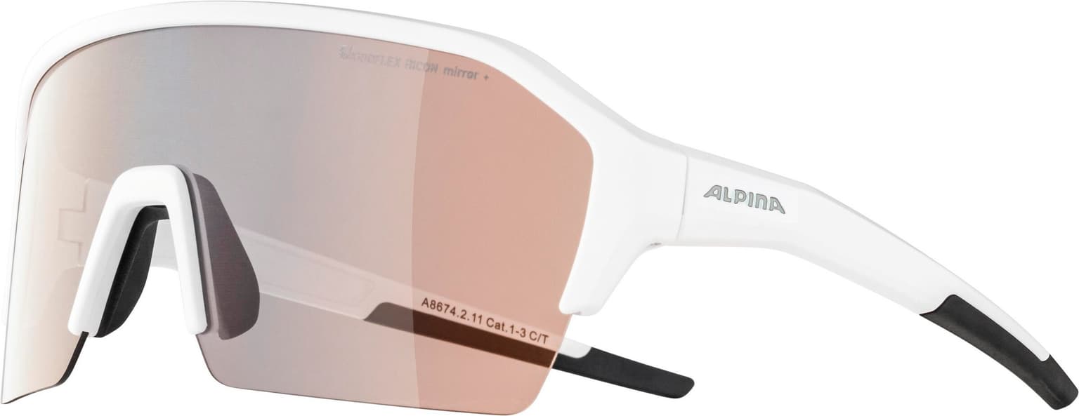 Alpina Ram HR Q-Lite V Occhiali sportivi bianco 2