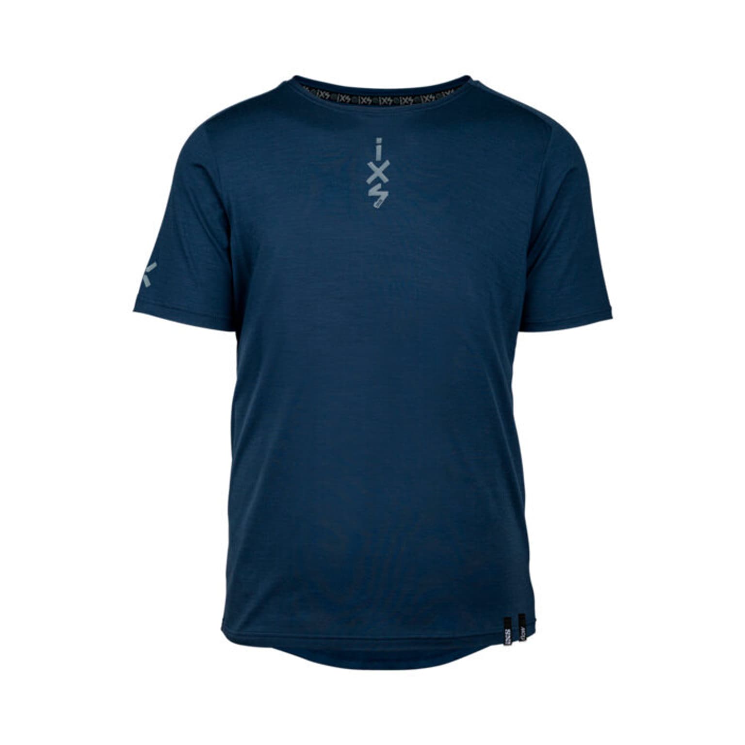 iXS iXS Flow Merino Jersey T-shirt bleu-marine 2