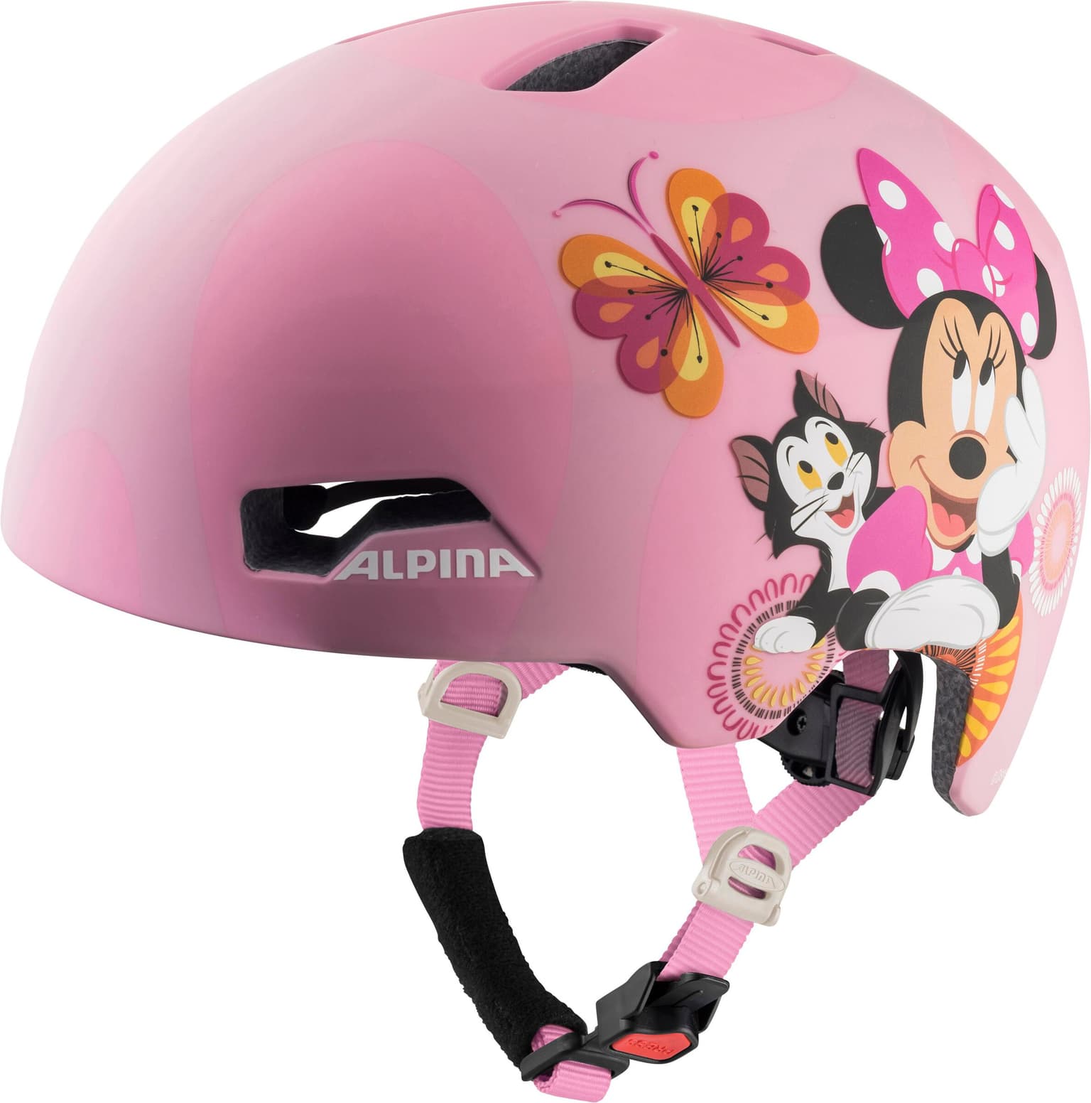 Alpina HACKNEY DISNEY Casco da bicicletta rosa-c 1