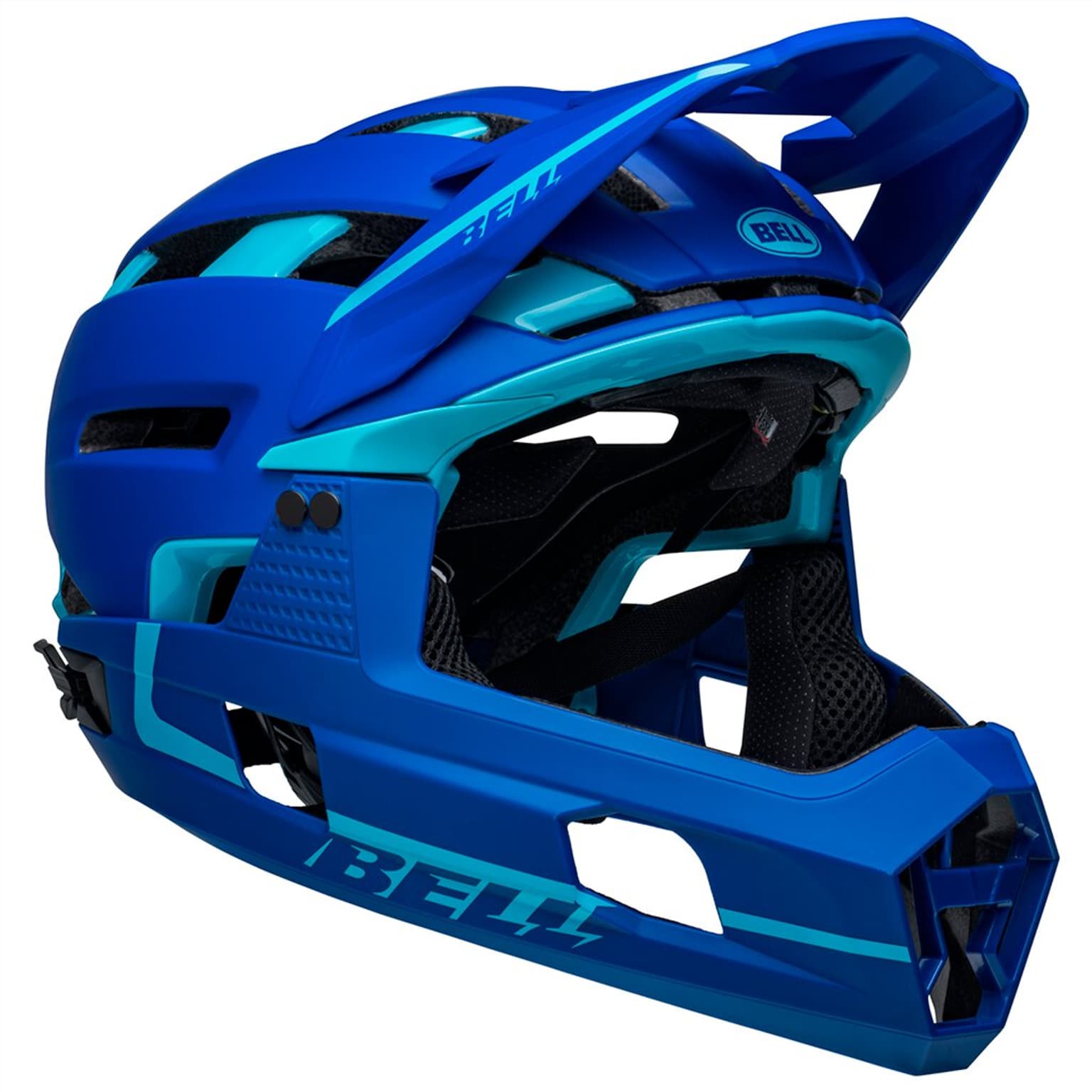 Bell Super AIR R Spherical Casque de vélo bleu 1