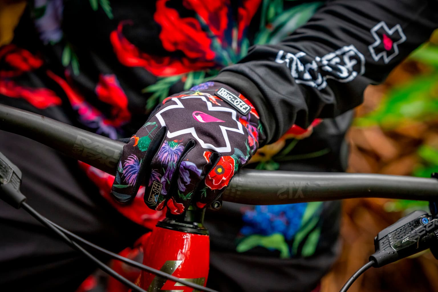 MucOff MTB Handschuhe Bike-Handschuhe violett 5