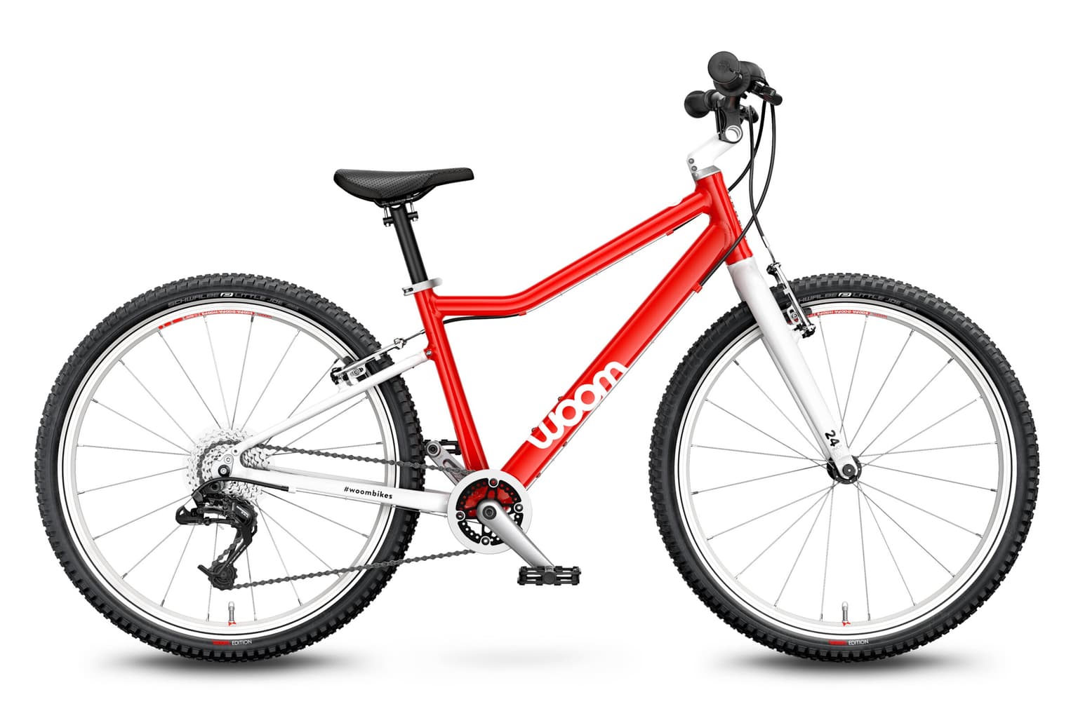 woom woom 5 24 Vélo enfant rouge 1