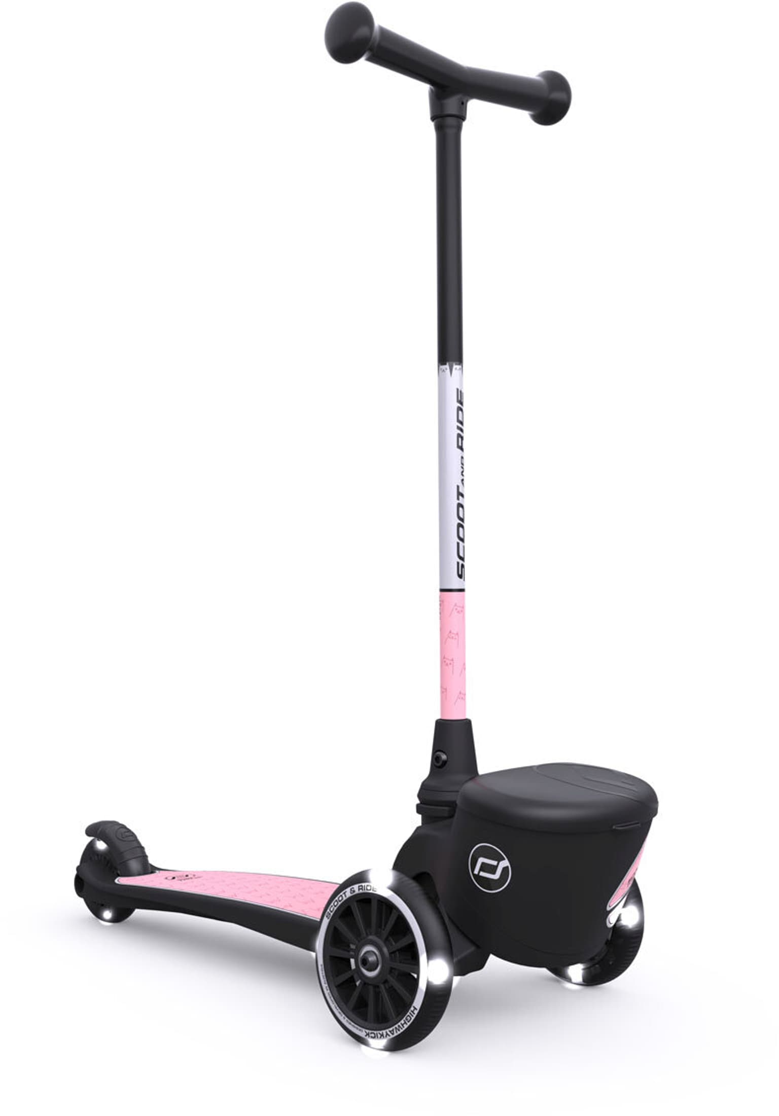 Scoot and Ride Scoot and Ride Highwaykick 2 Lifestyle reflective Rose Trottinettes 6
