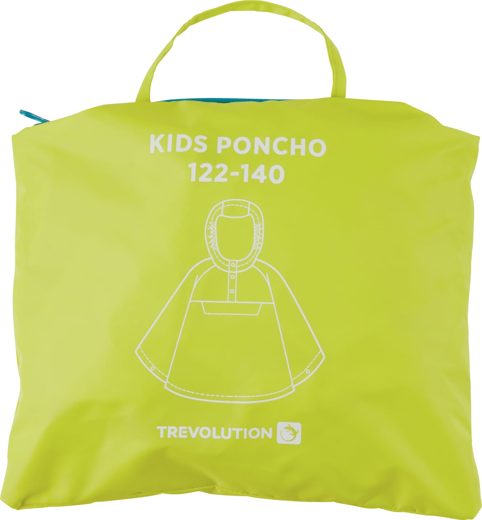 Trevolution Regenponcho Regenponcho limegrün 3