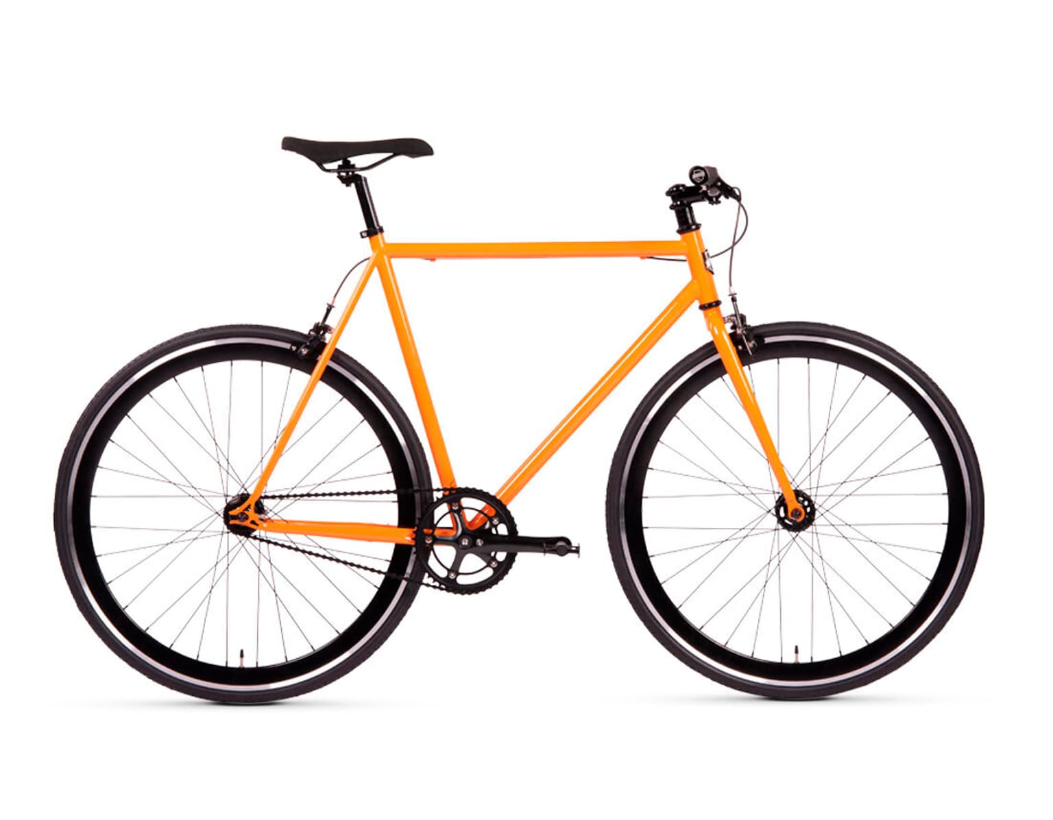 Siech Cycles Siech Cycles Fixie Bike Vélo de ville orange 1