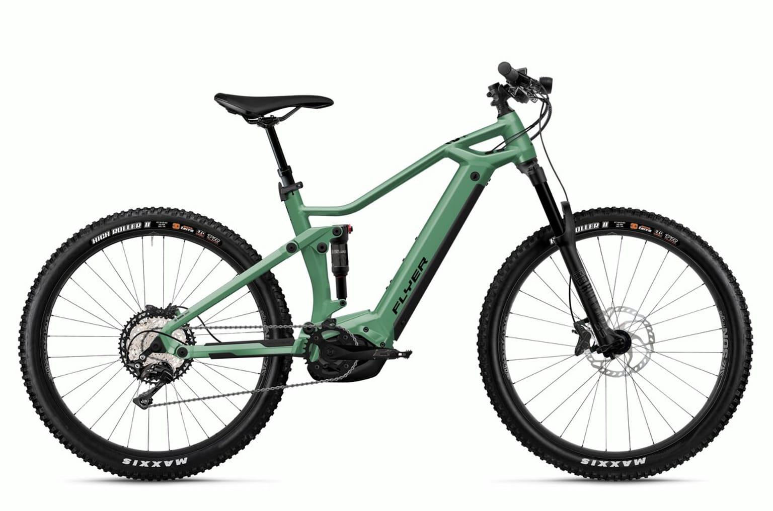 FLYER Uproc3 6.30 27.5 Mountain bike elettrica (Fully) verde 1