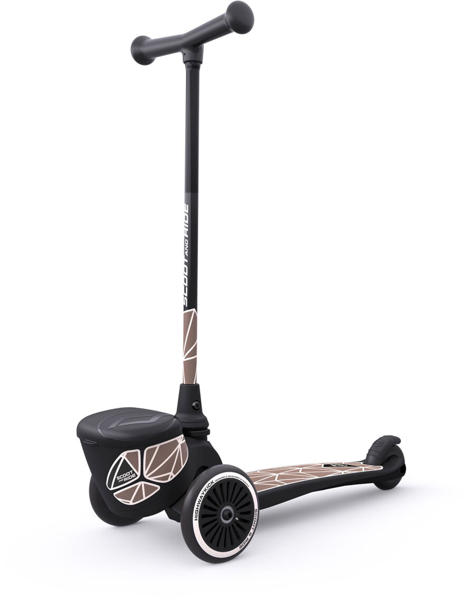 Scoot and Ride Scoot and Ride Highwaykick 2 Lifestyle Brown Lines Trottinettes 1