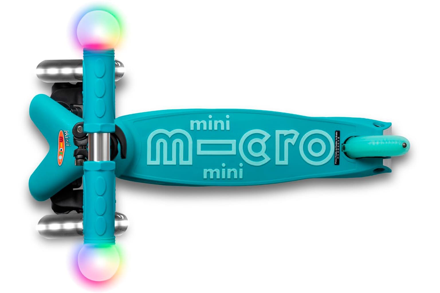 Micro Micro Mini Deluxe Magic Trottinettes bleu-azur 3