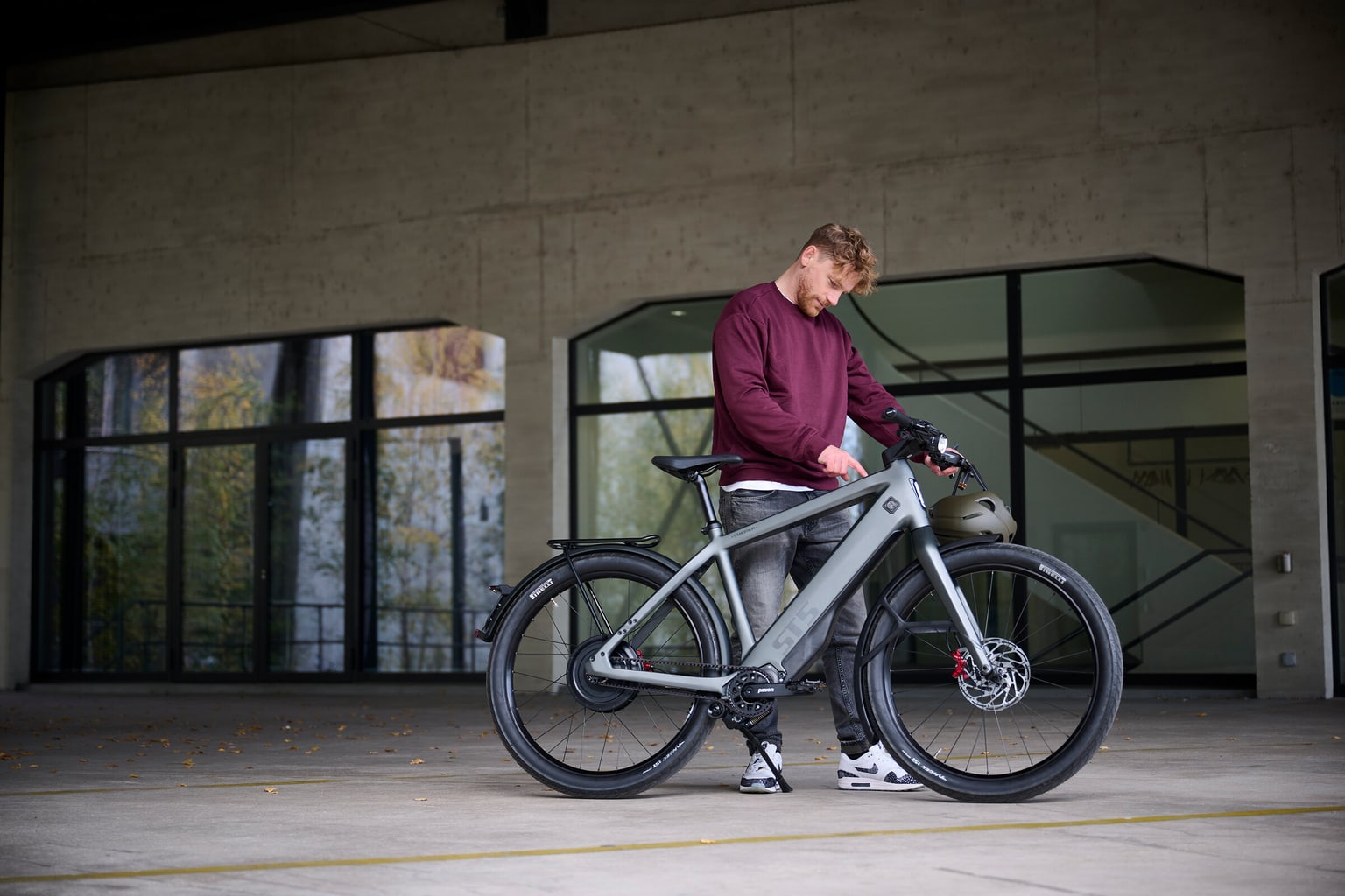 Stromer ST5 Pinion Sport Vélo électrique 45km/h olive 3