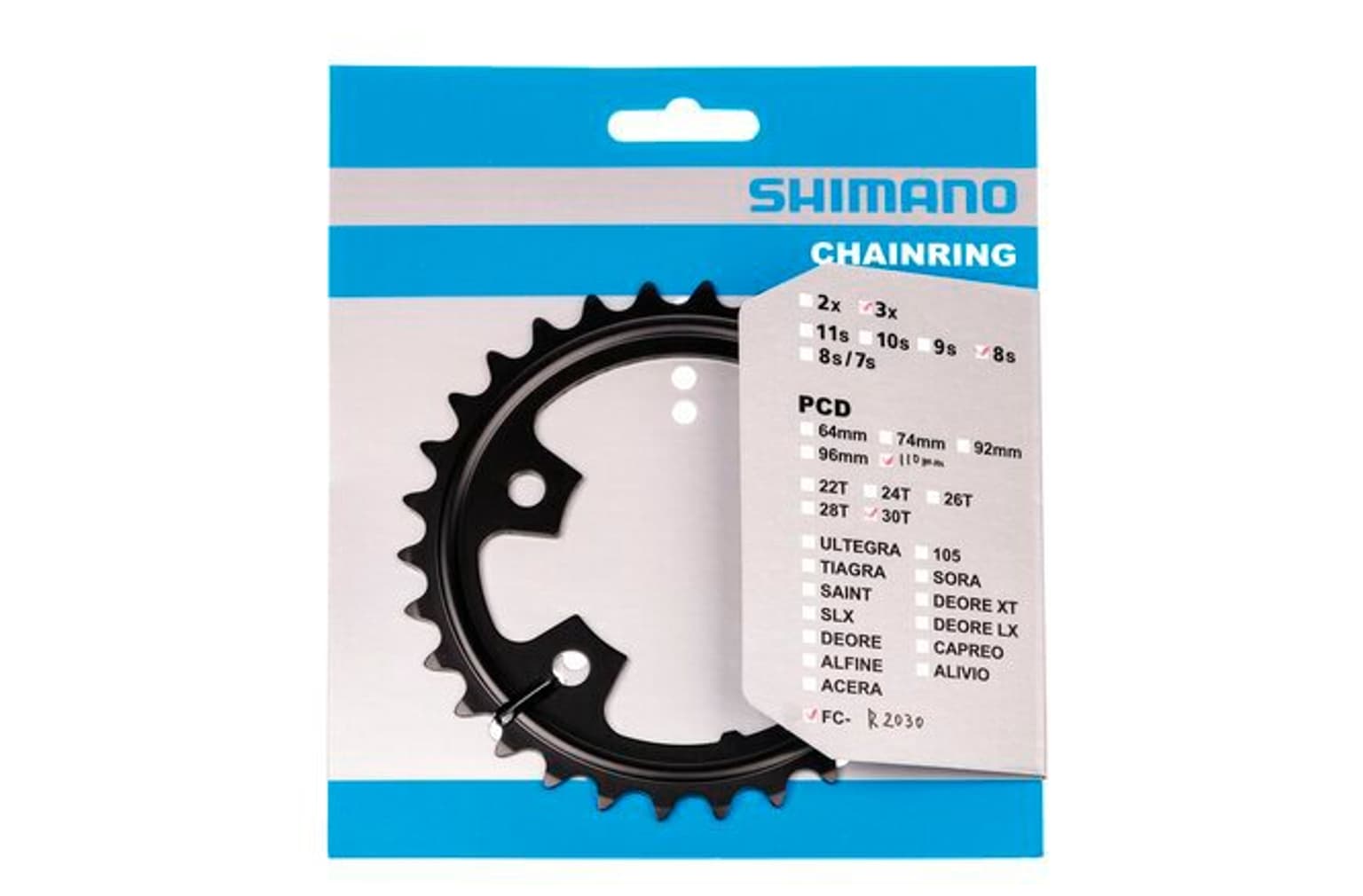 Shimano Shimano Claris FC-R2030 Triple Kettenblatt 1